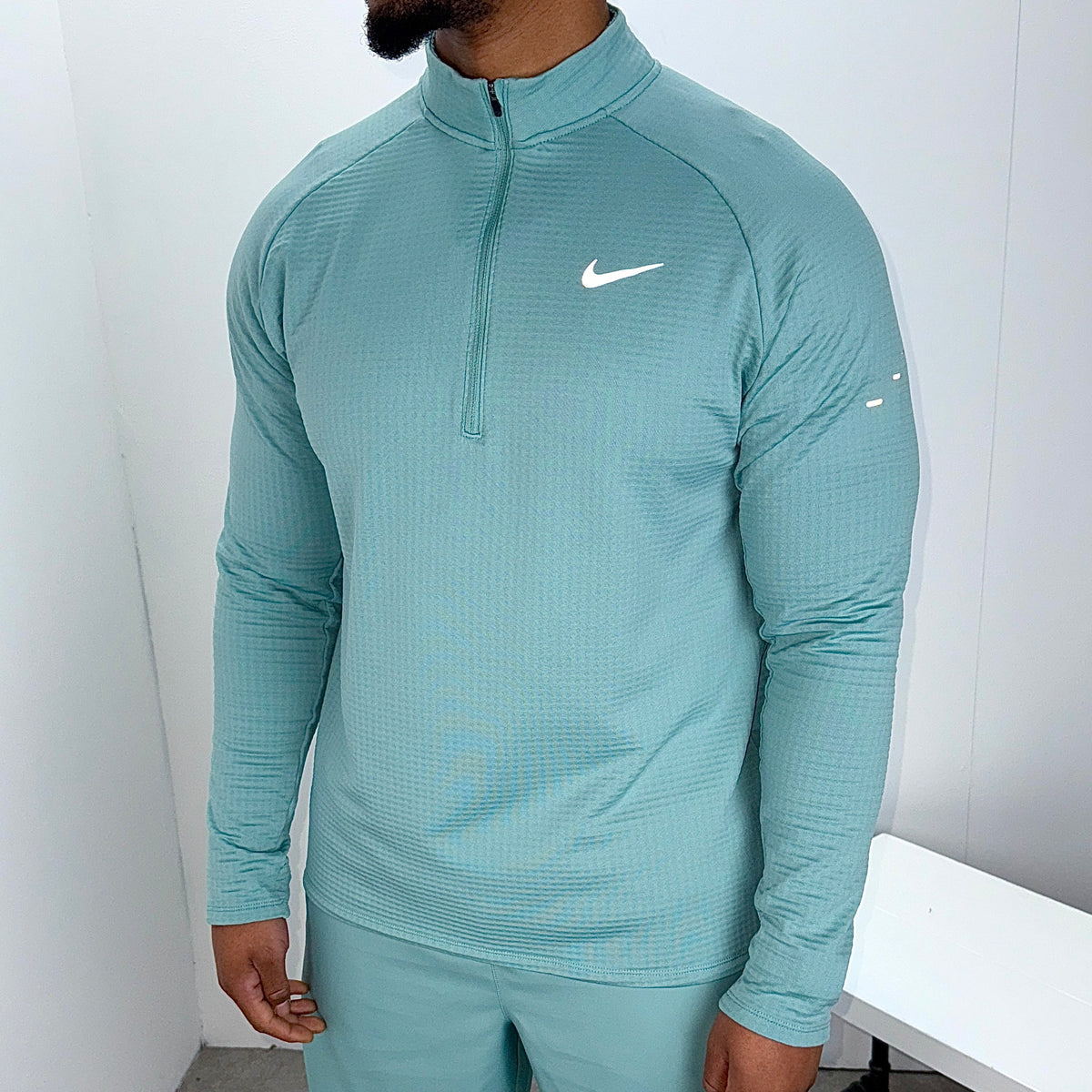 Men's Nike stride therma 1/4 zip in cannon