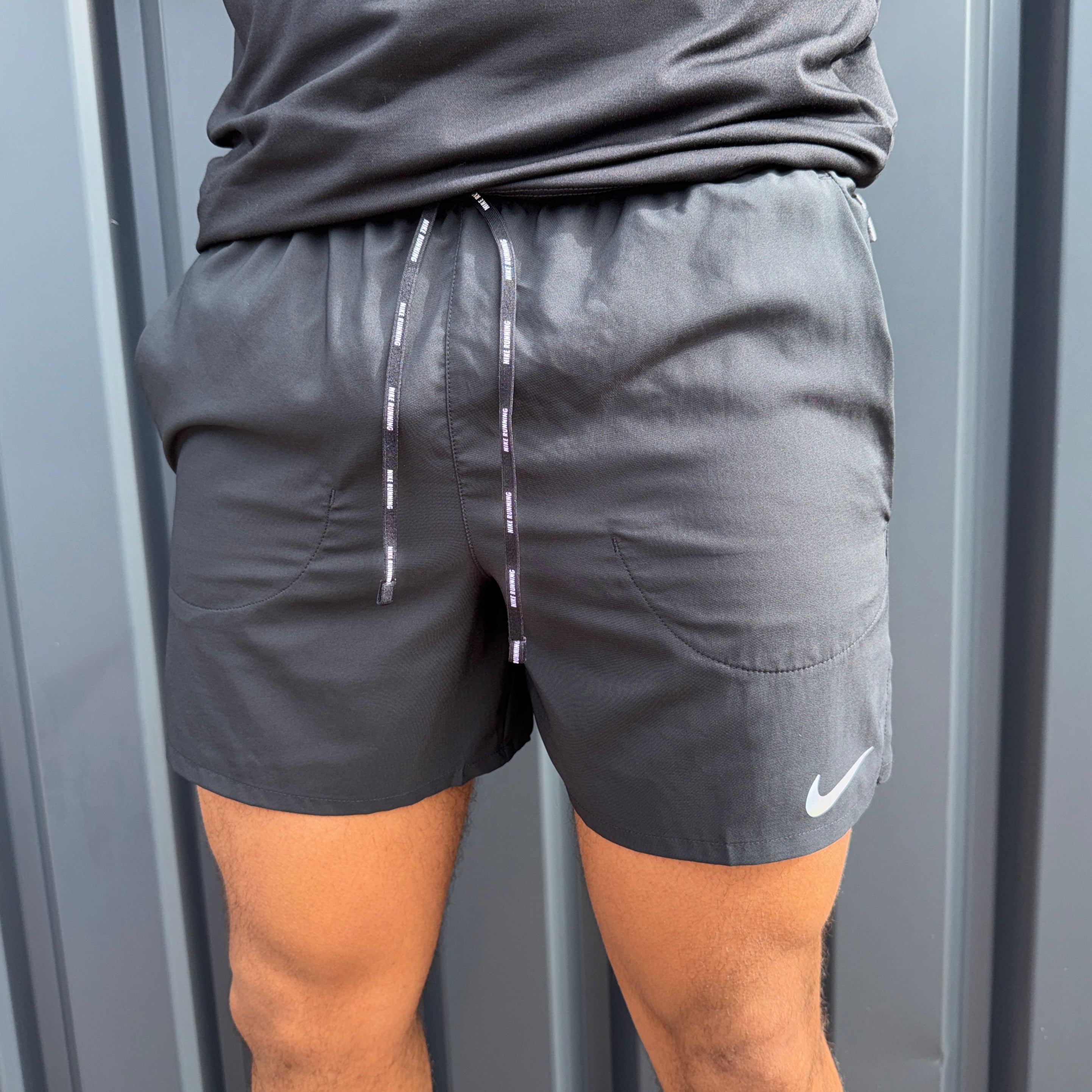Nike 1/4 Zip Shorts Set 'Black'