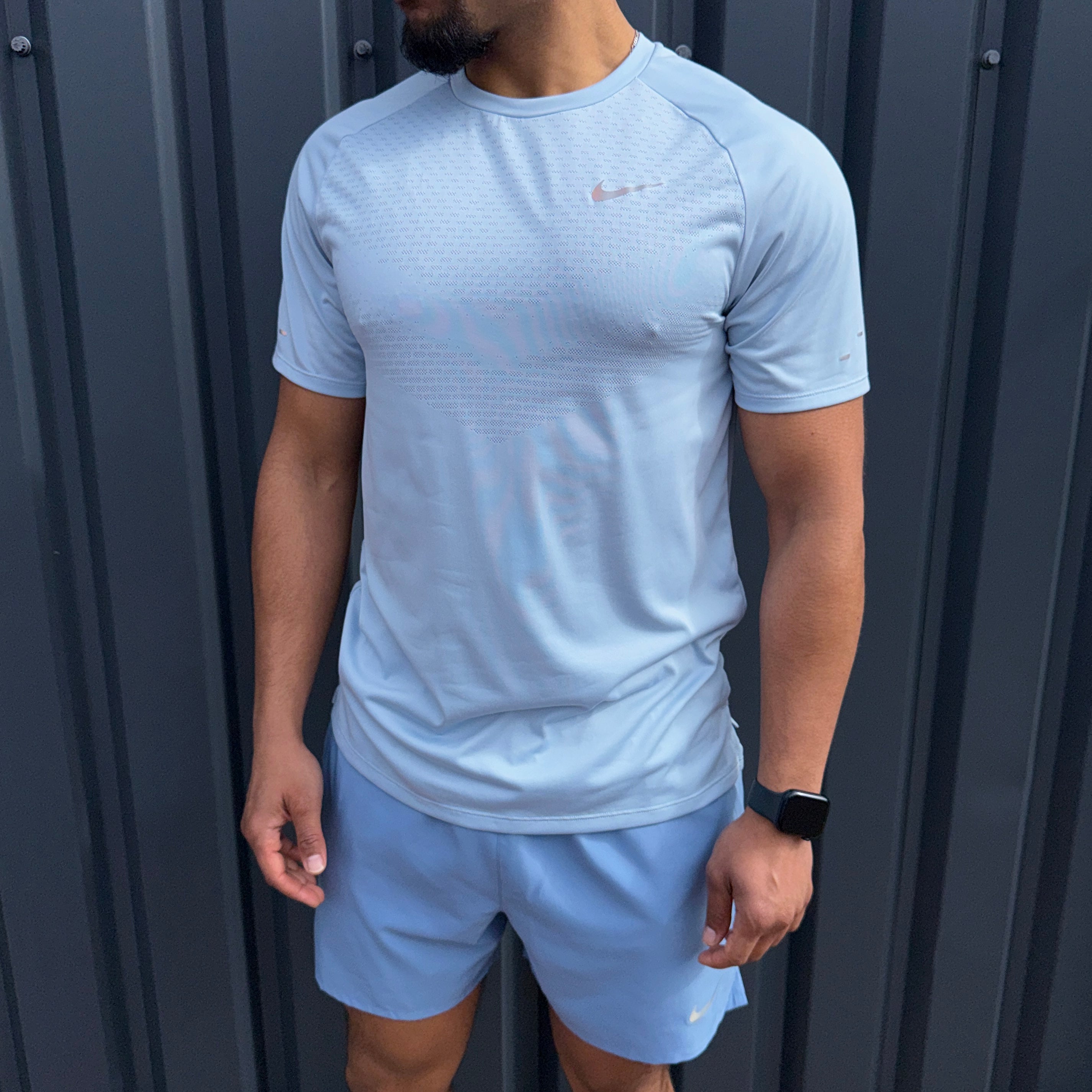 Men's Nike Stride Short Set 'Light Armoury Blue/Work Blue'