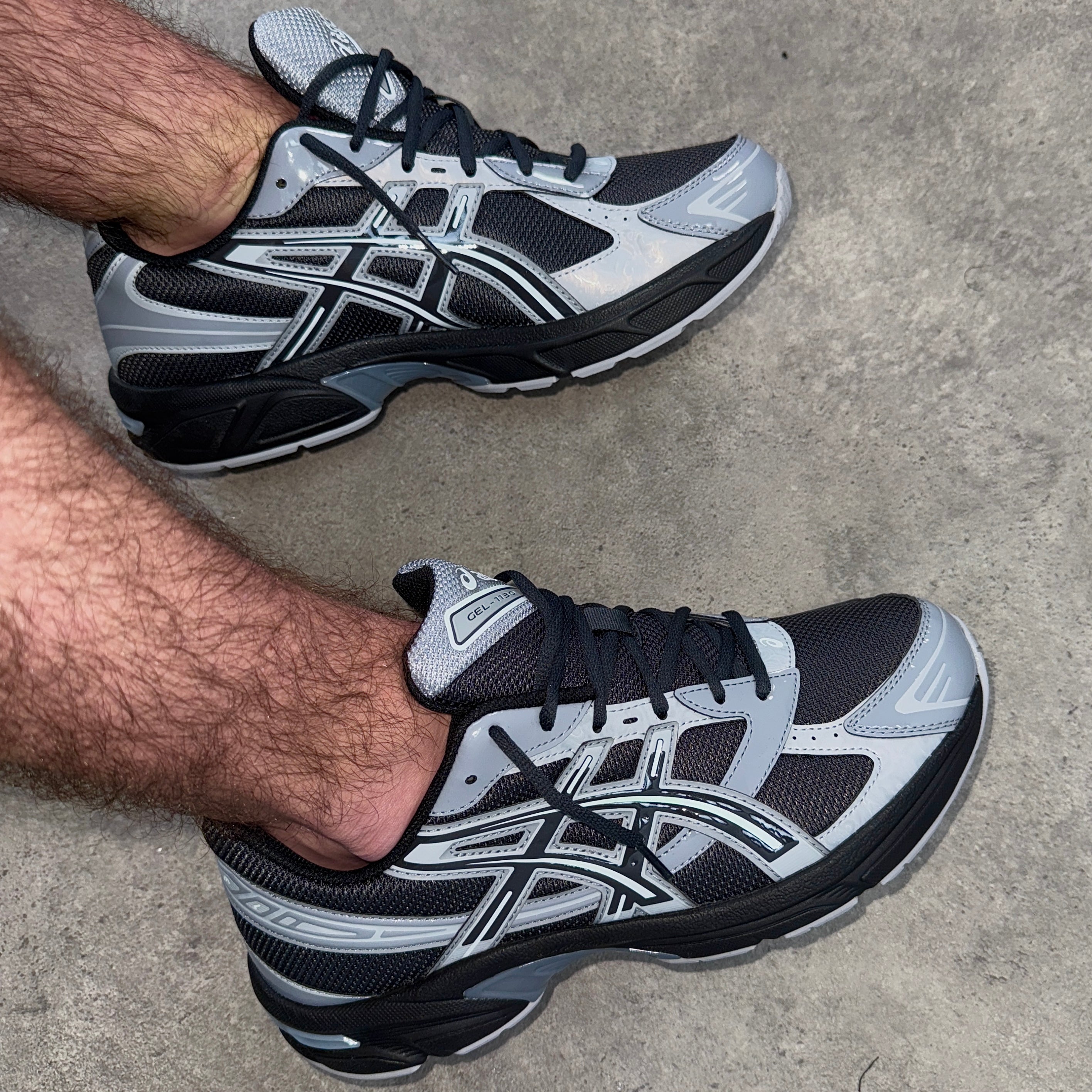 ASICS gel-1130 'graphite grey gravel'
