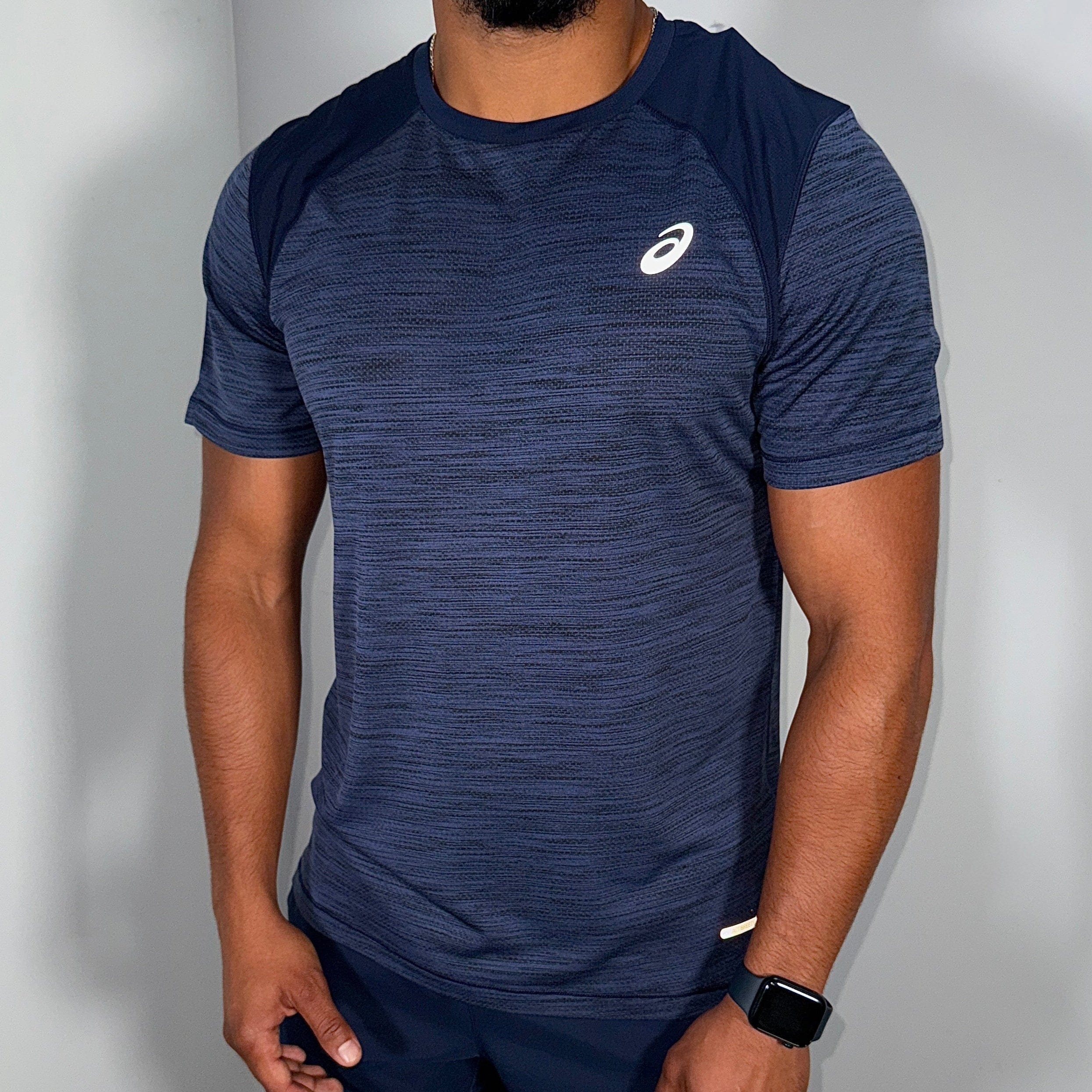 Asics road t-shirt 'midnight'