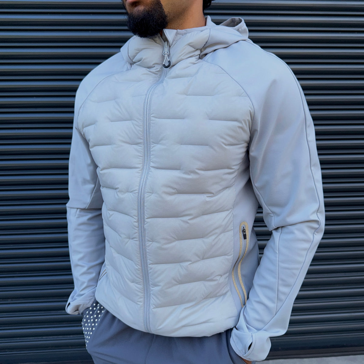 ASICS Panel Jacket 'Grey'