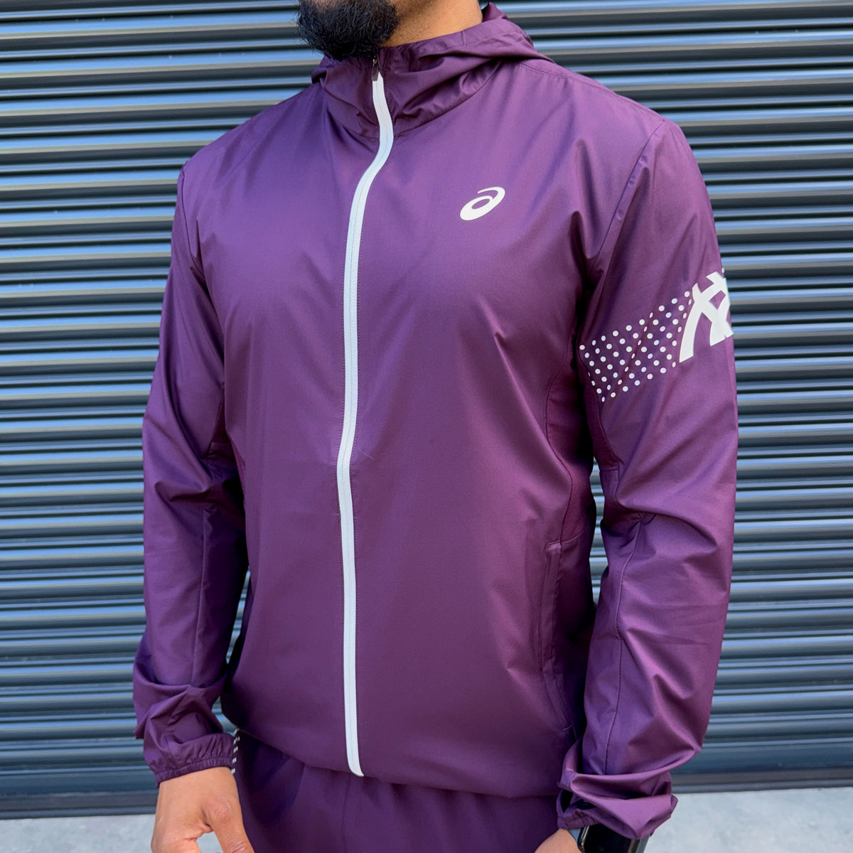ASICS Icon Jacket 'Dark Aubergine'