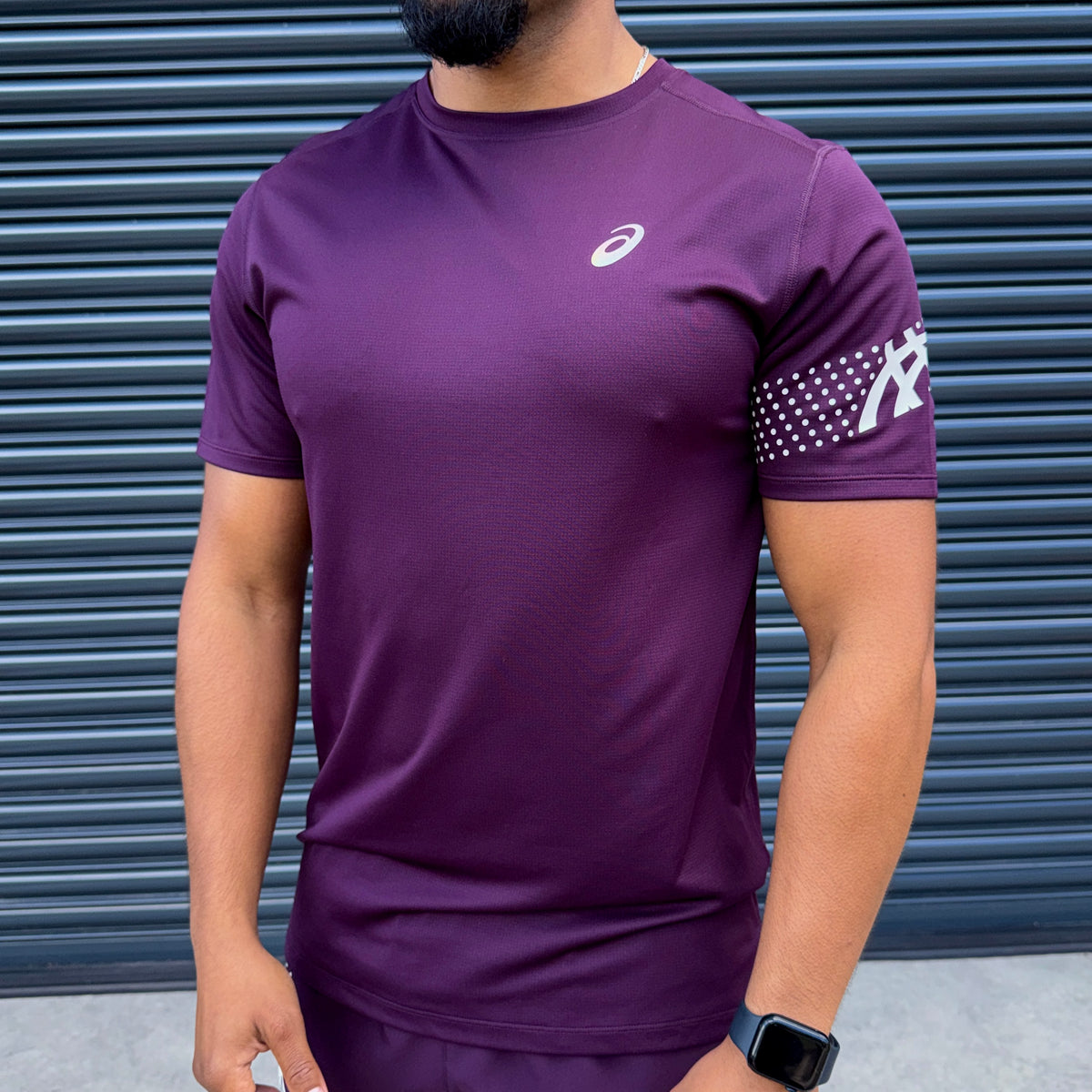 ASICS Icon T-Shirt 'Dark Aubergine'