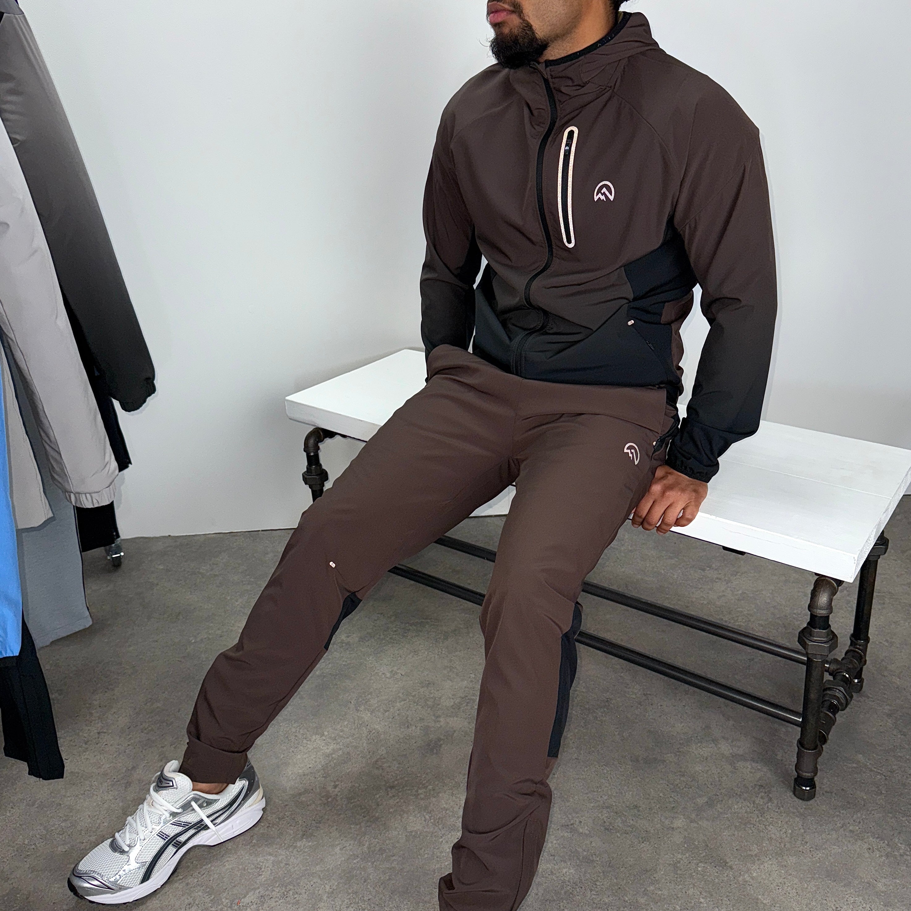 Flux gradient tracksuit set 'chocolate/black'