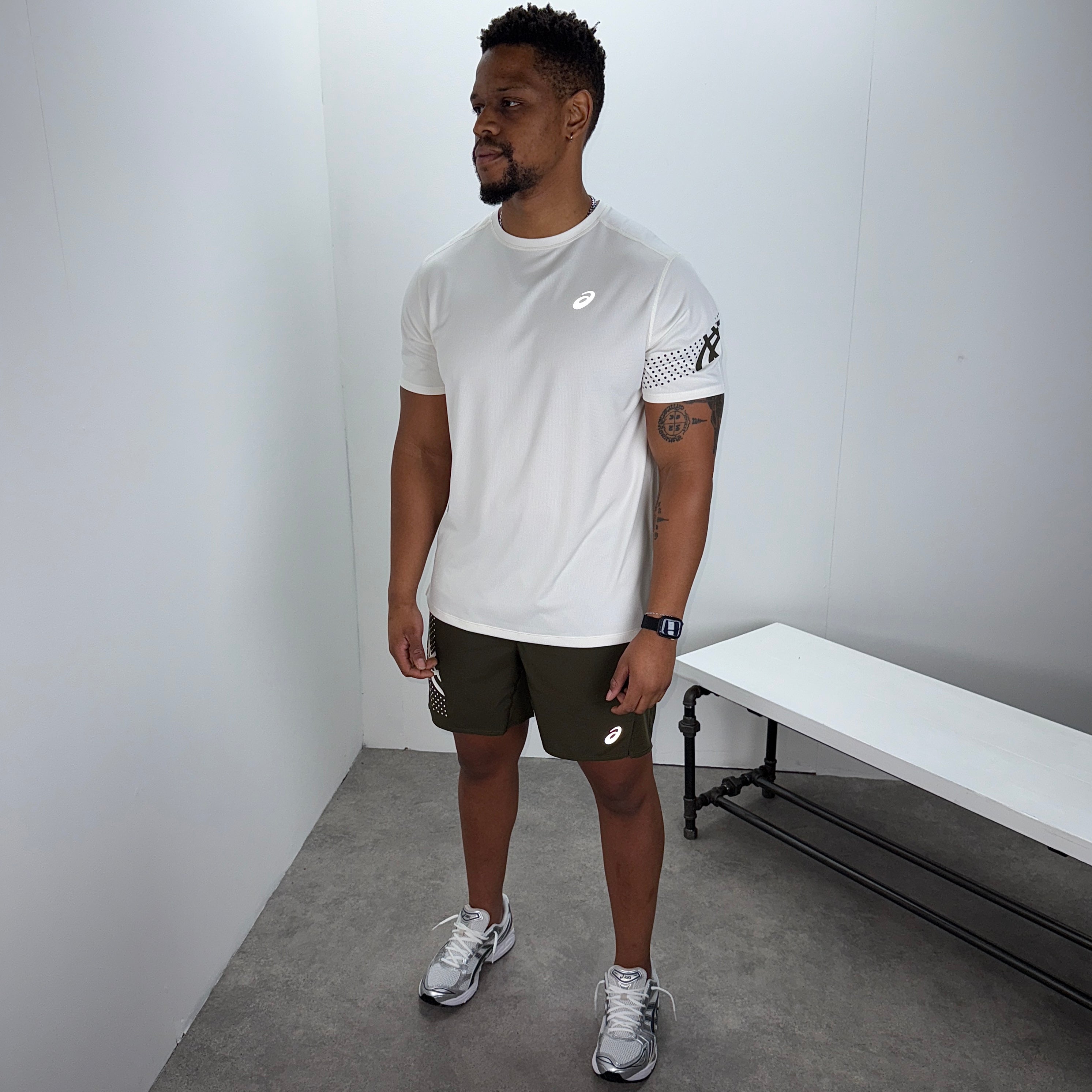 Asics icon t-shirt 'birch'