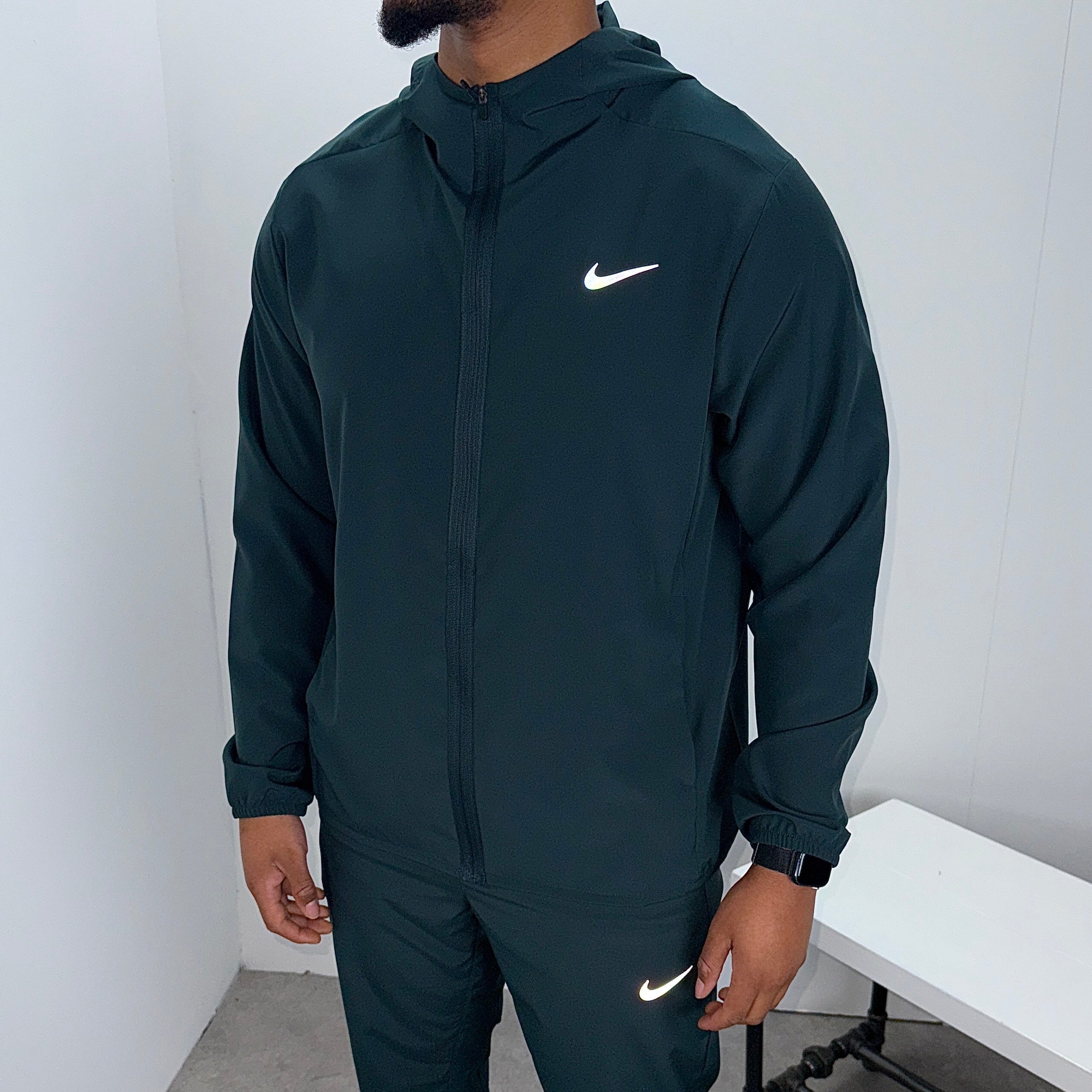 Nike form jacket 'seaweed'