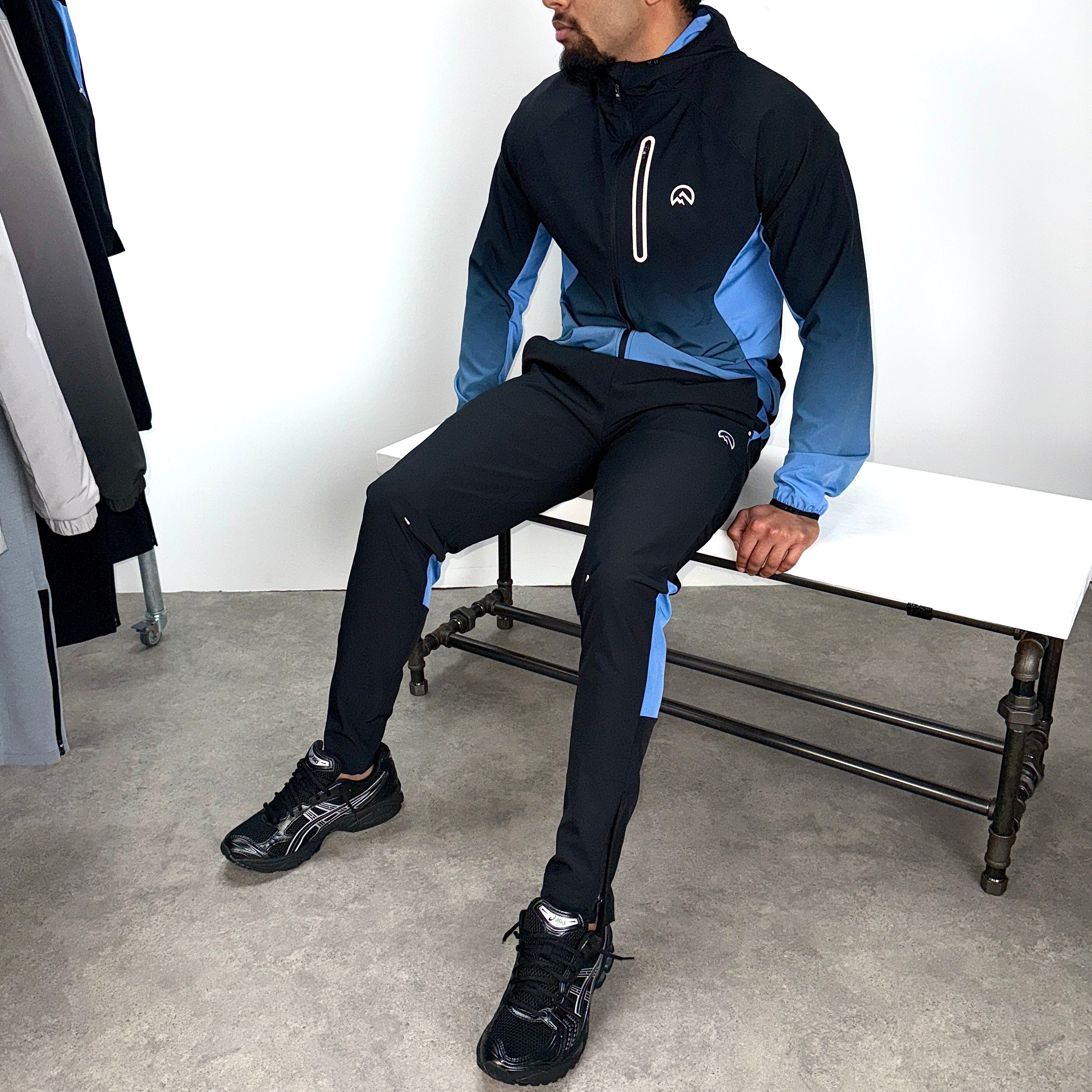 Flux Gradient Tracksuit Set 'Black/Airforce'