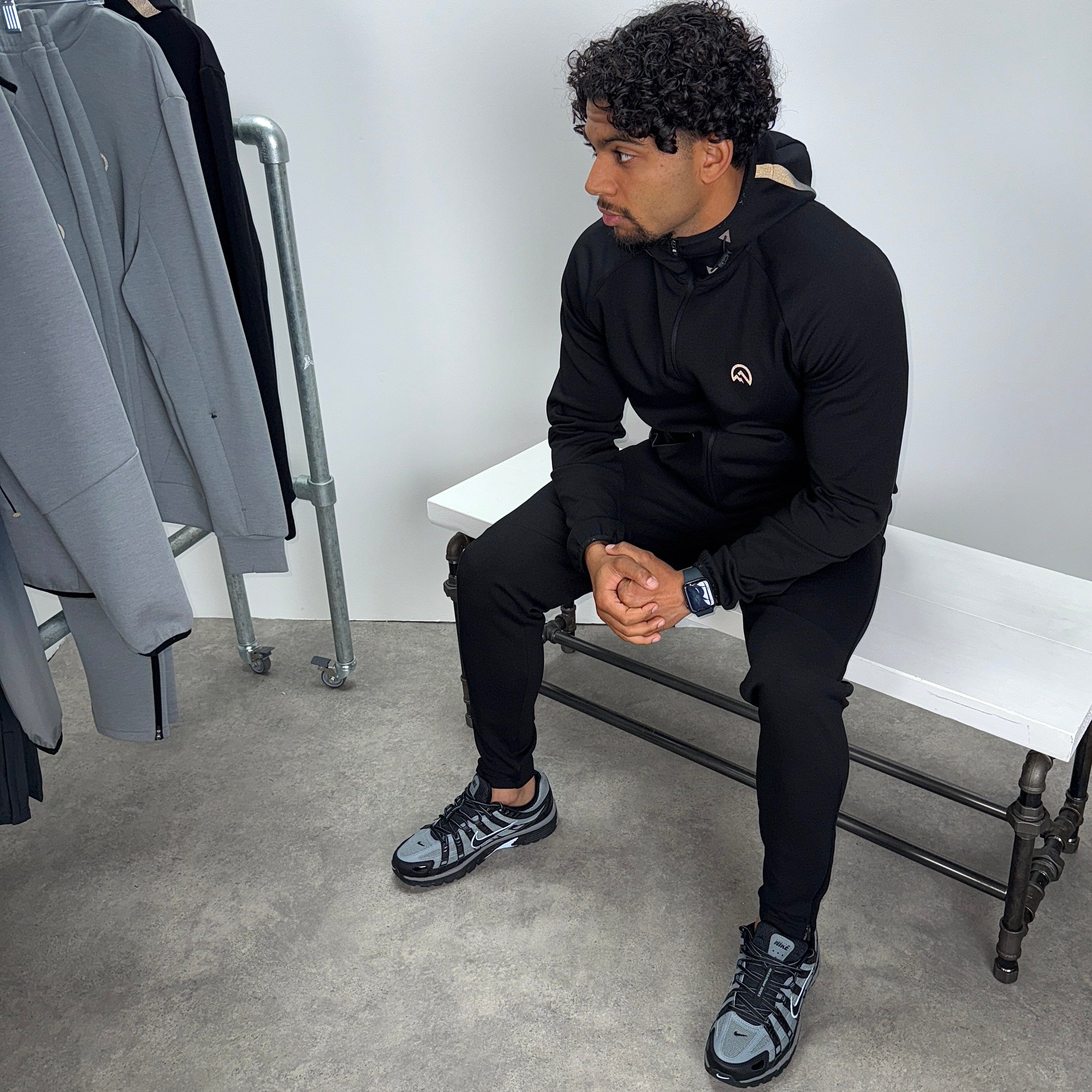 Flux velar jacket tracksuit set 'black'