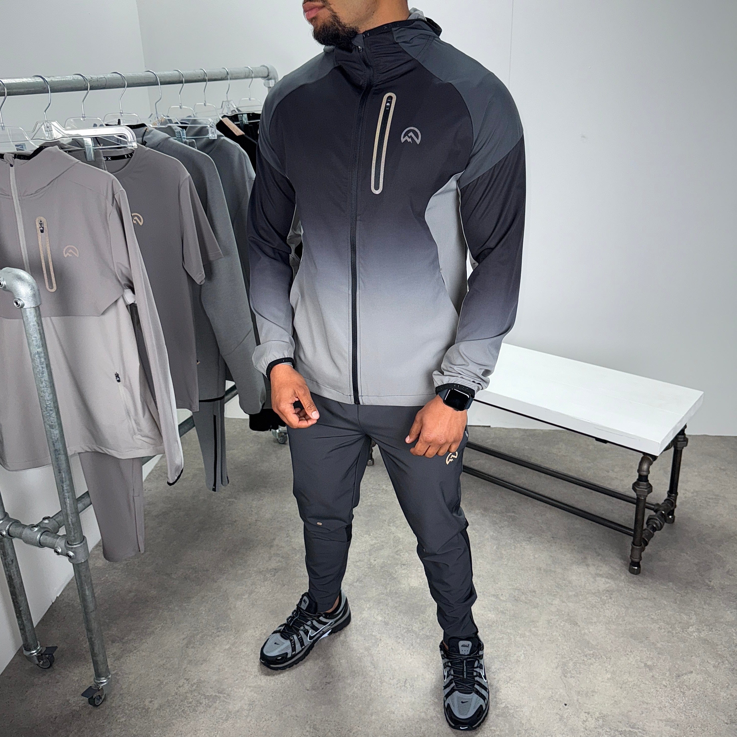 Flux gradient tracksuit set 'slate/aluminium/midnight'