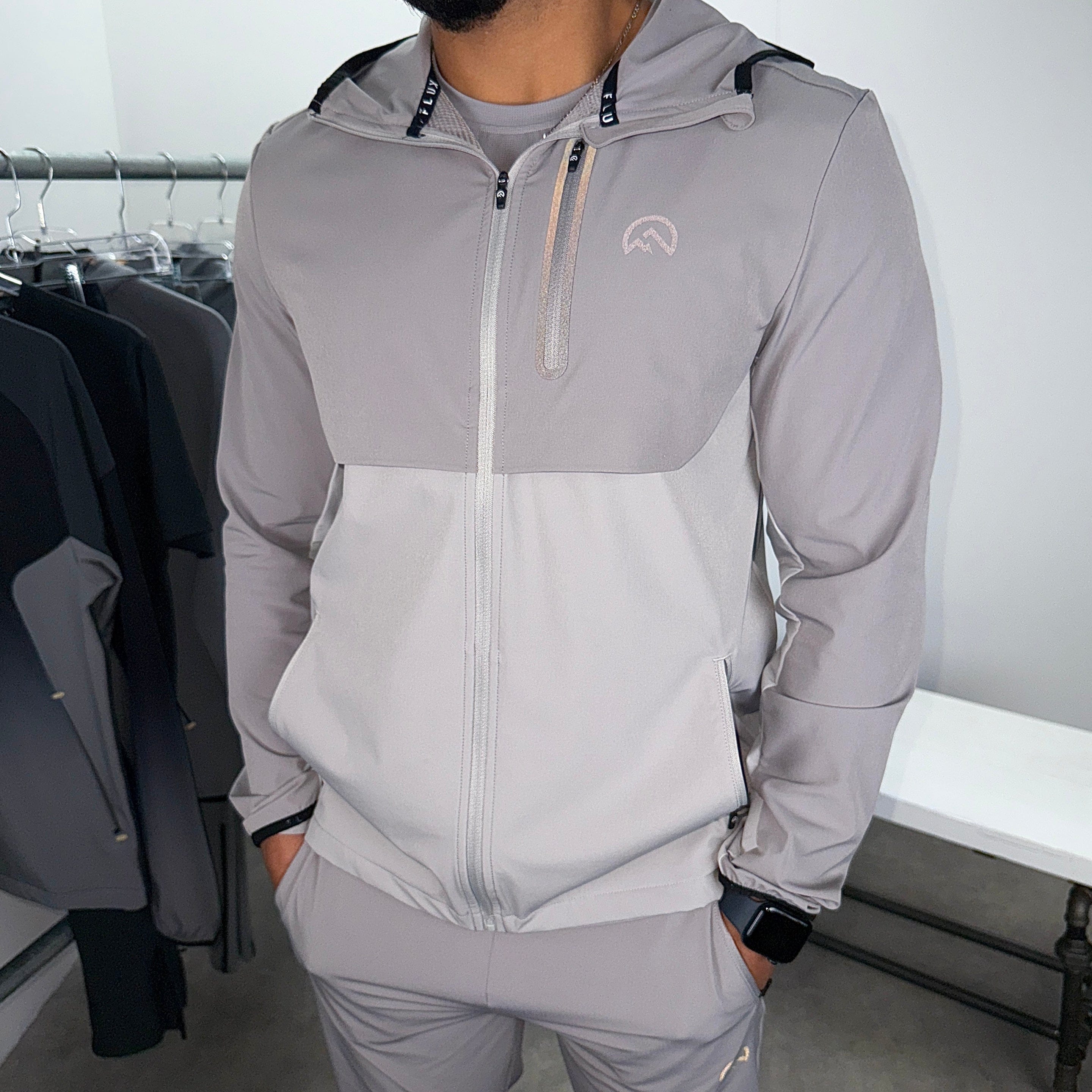 Flux versatility tracksuit set 'dark concrete'