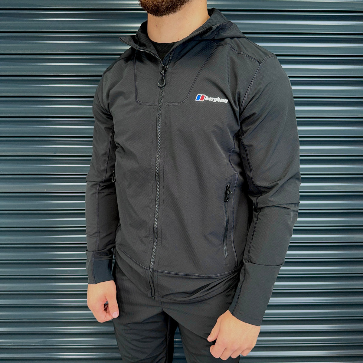 Berghaus Greenbank Hooded Jacket 'Jet Black'