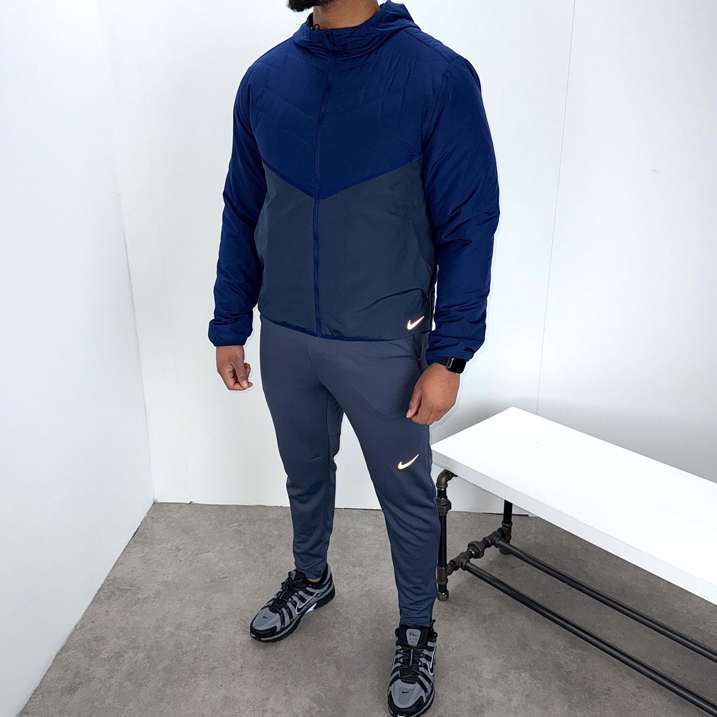 Nike aerolayer coat 'thunder blue'