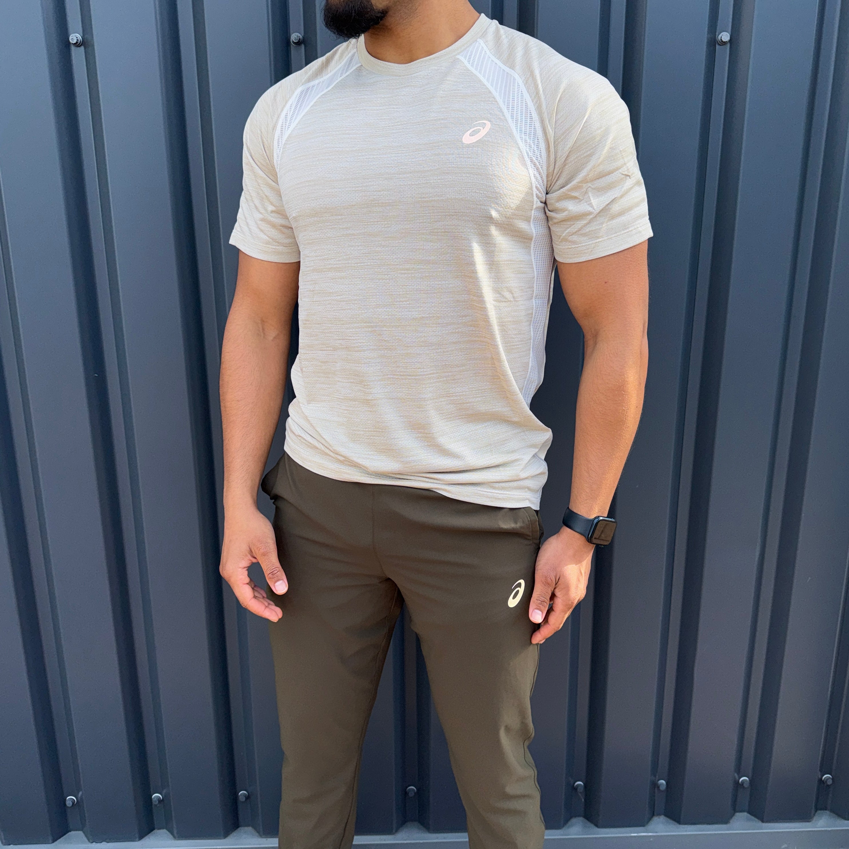 ASICS Road T-Shirt 'Cream'