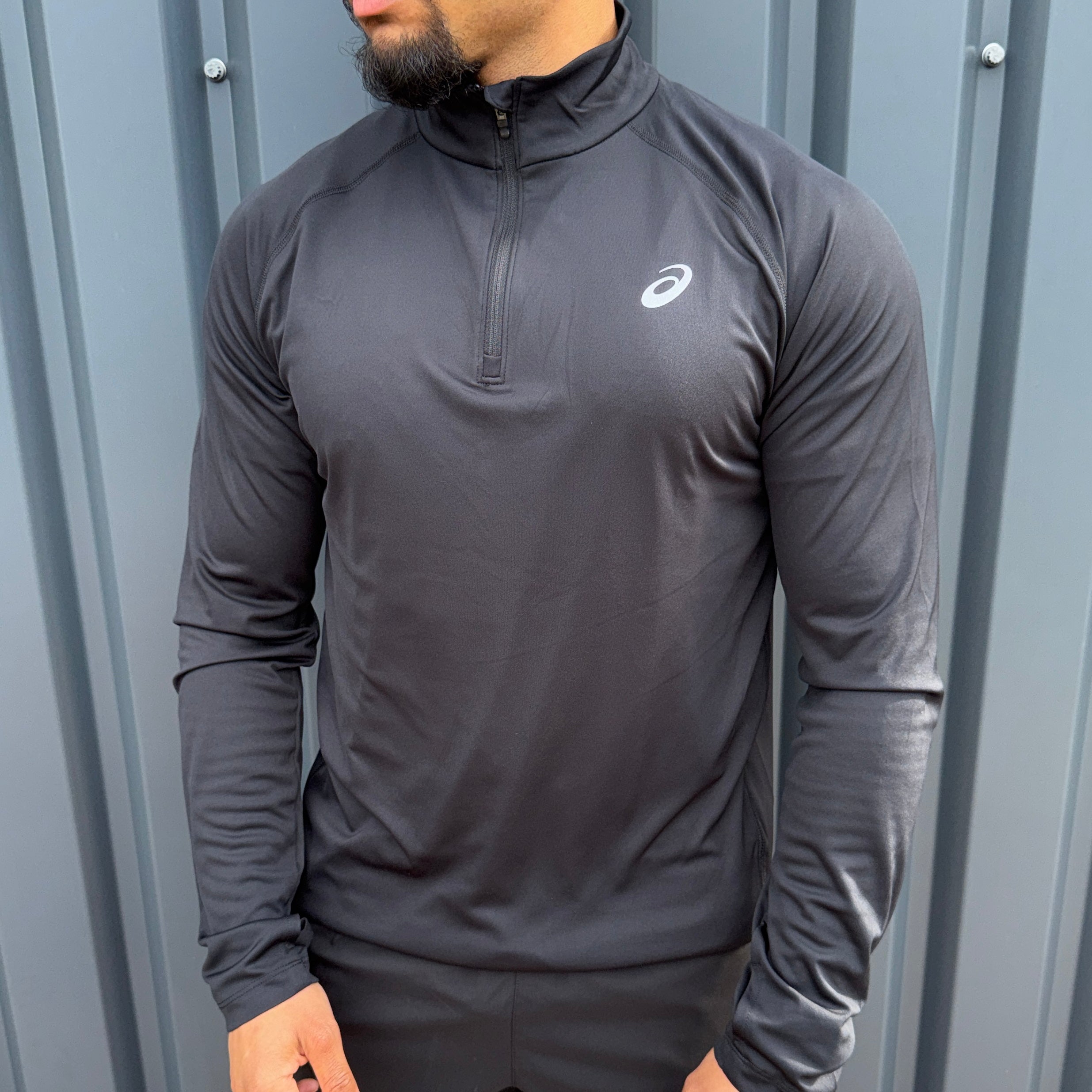 ASICS Core 1/4 Zip 'Black'