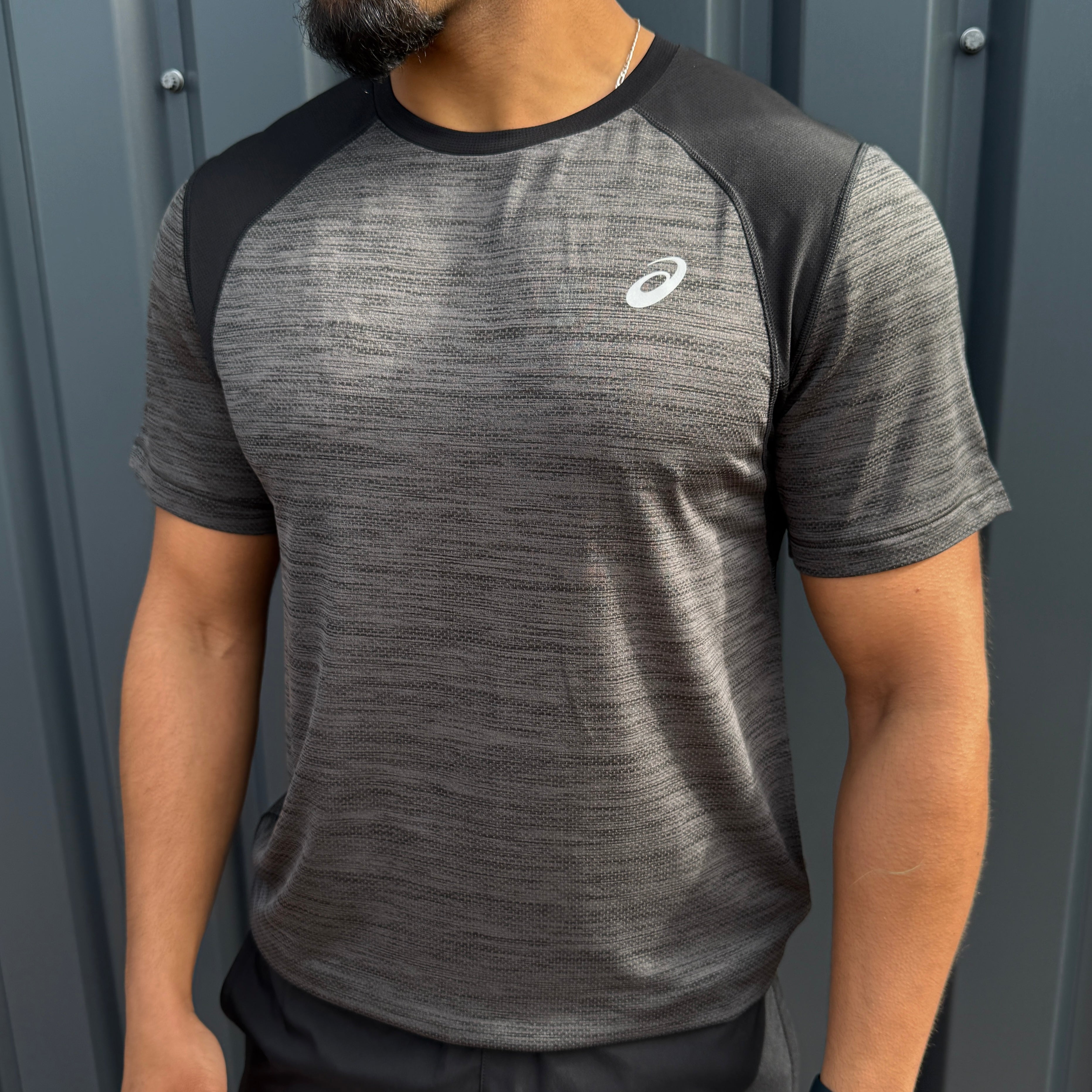 ASICS Road T-Shirt Set 'Grey/Black'