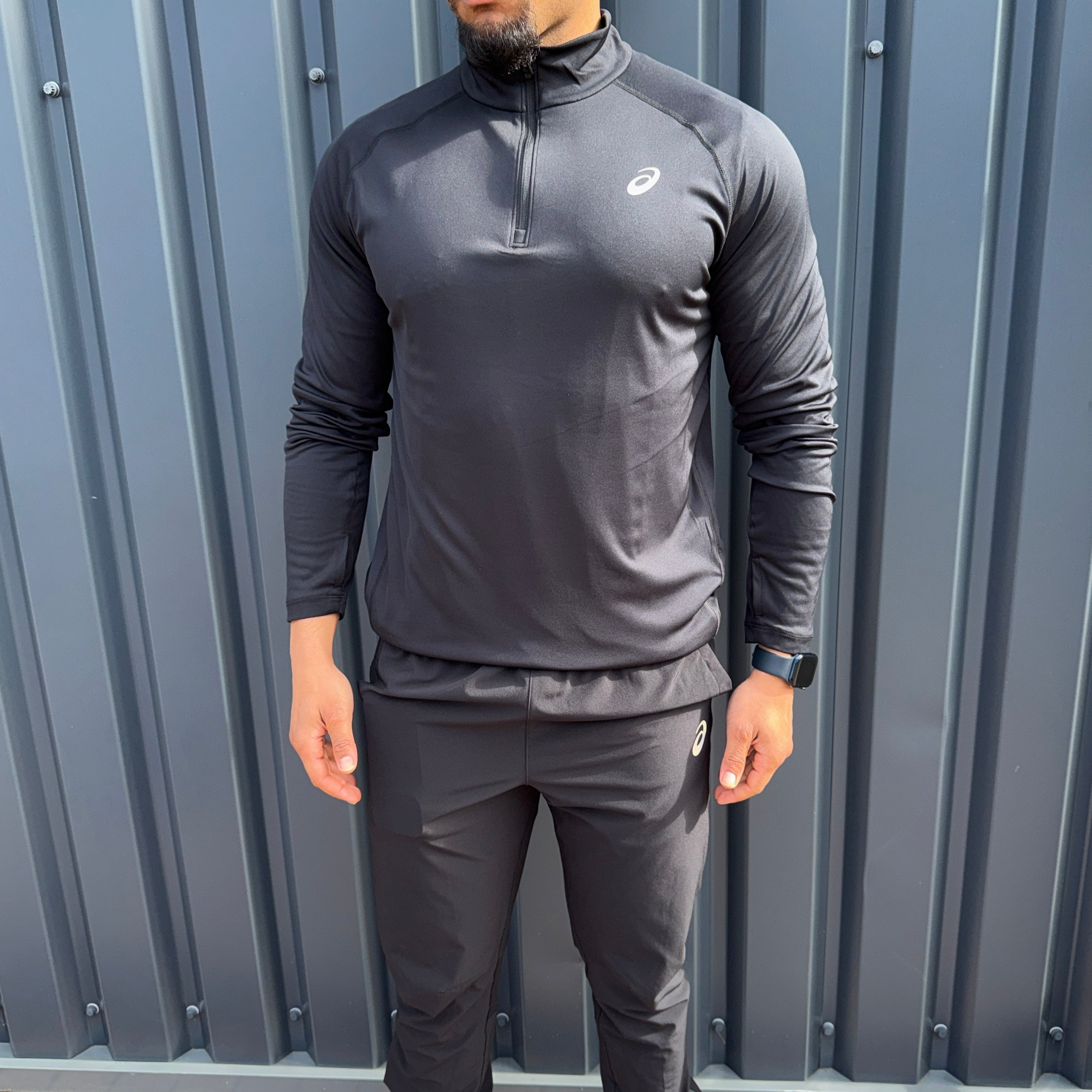 ASICS Core 1/4 Zip 'Black'