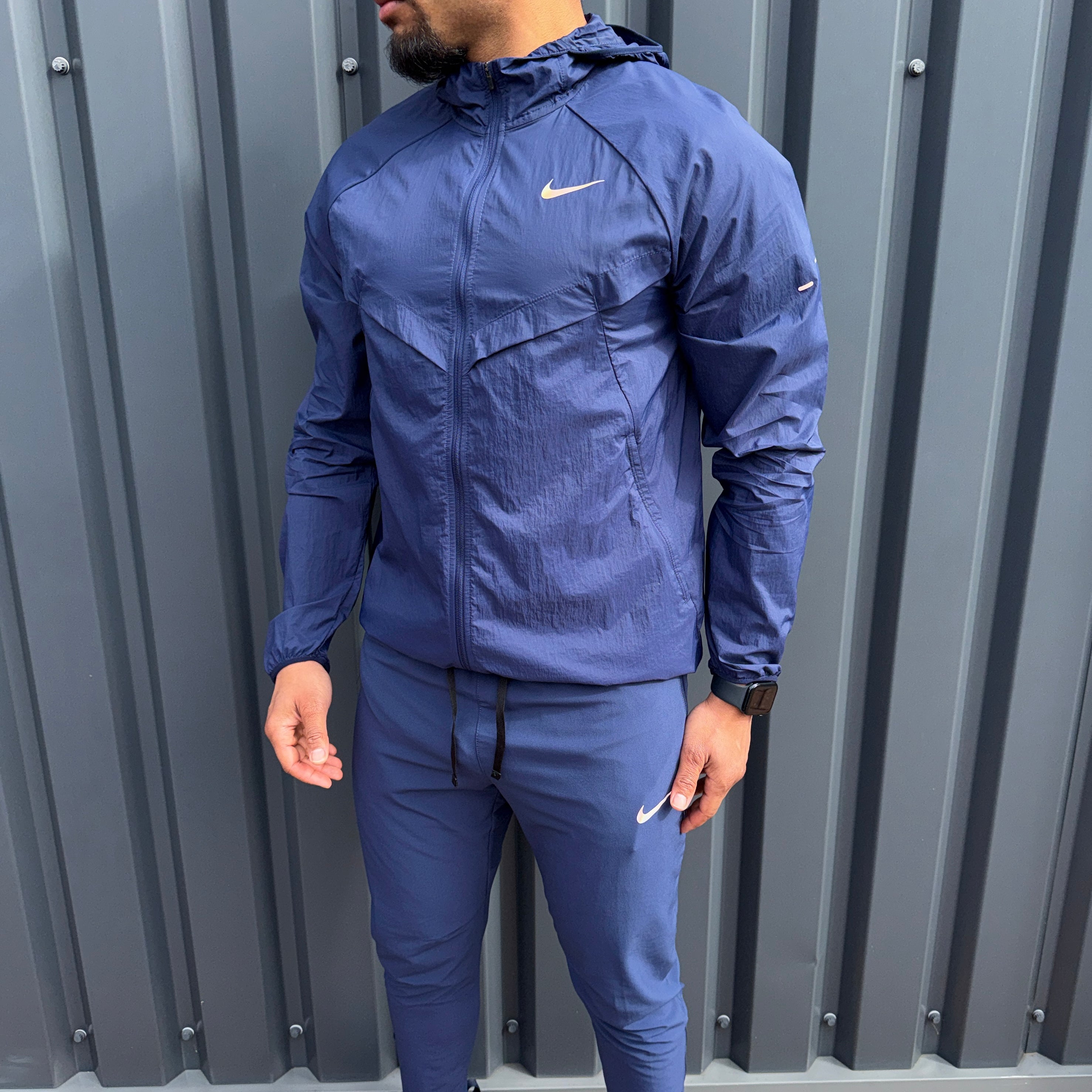 Nike Stride Jacket Pants Set 'Midnight'