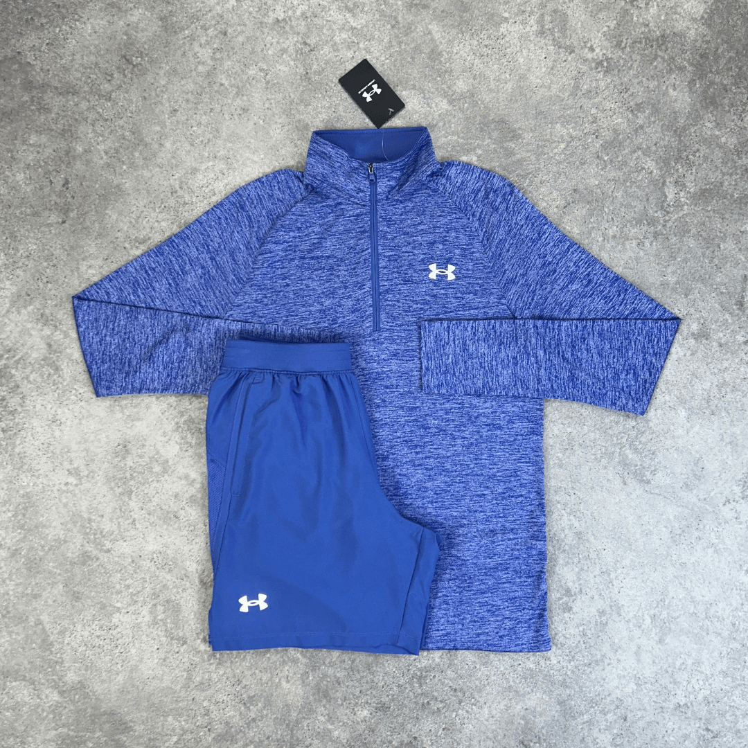 Under armour tech 1/4 zip 'starlight purple' set