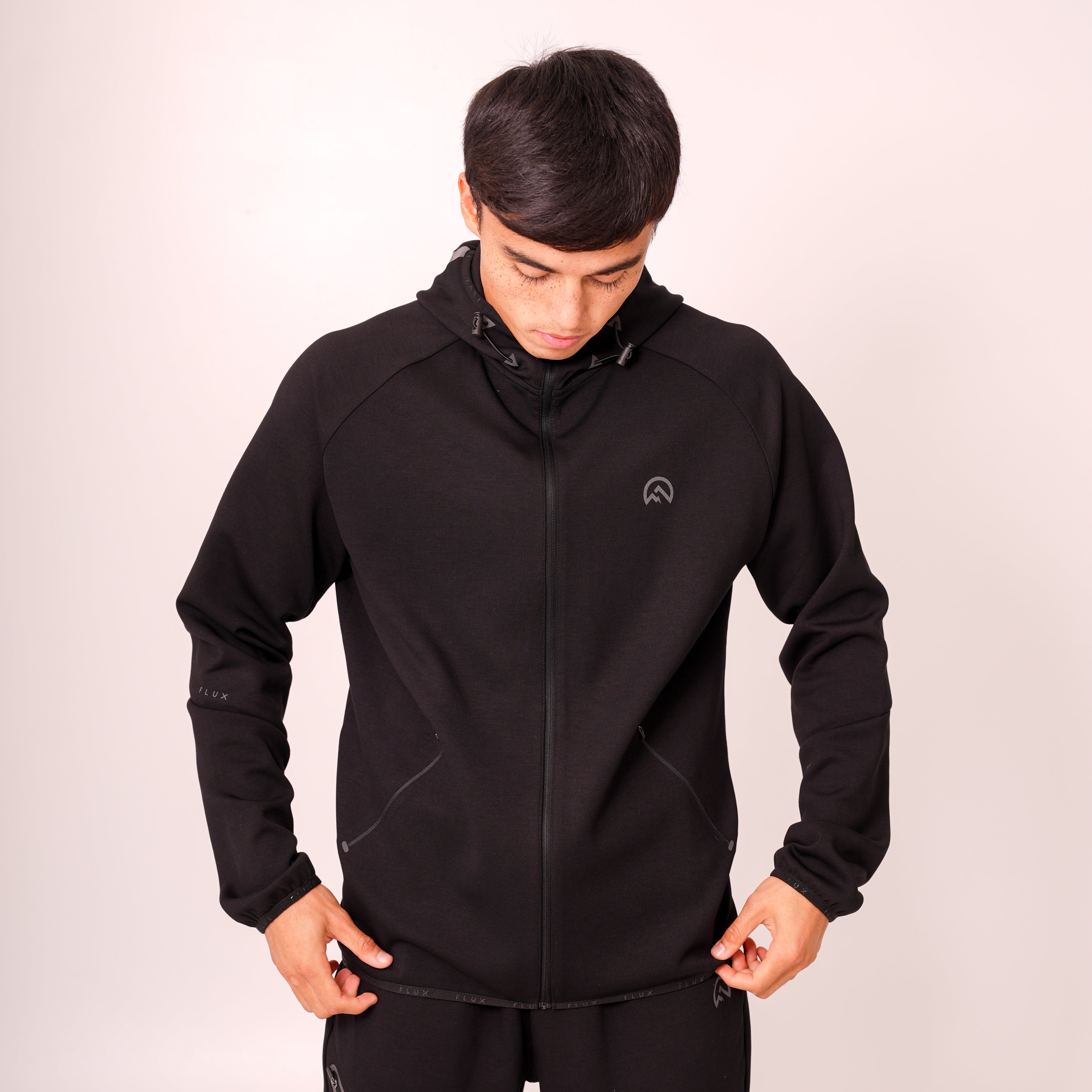 Flux velar jacket 'black' AW25