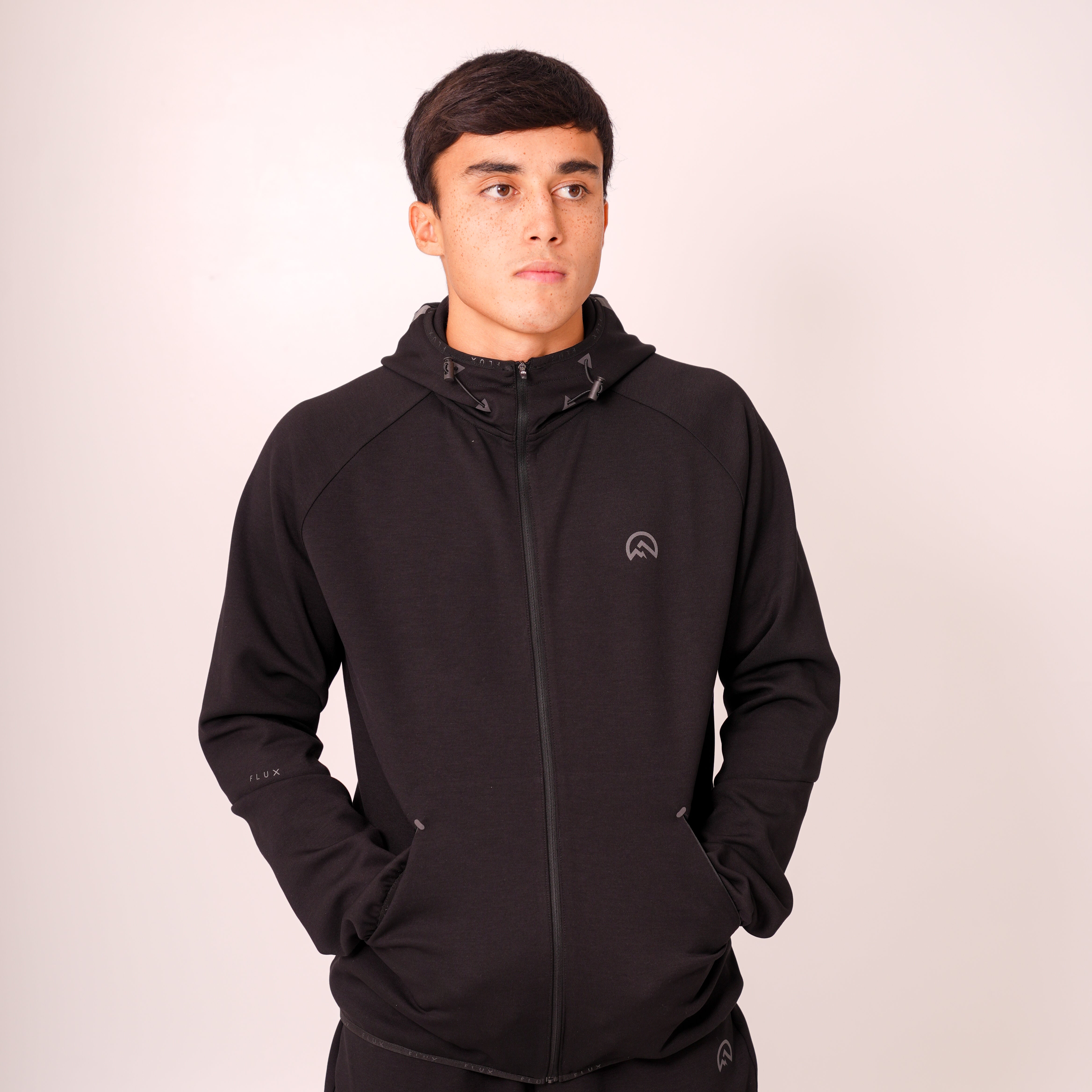 Flux velar jacket 'black' AW25