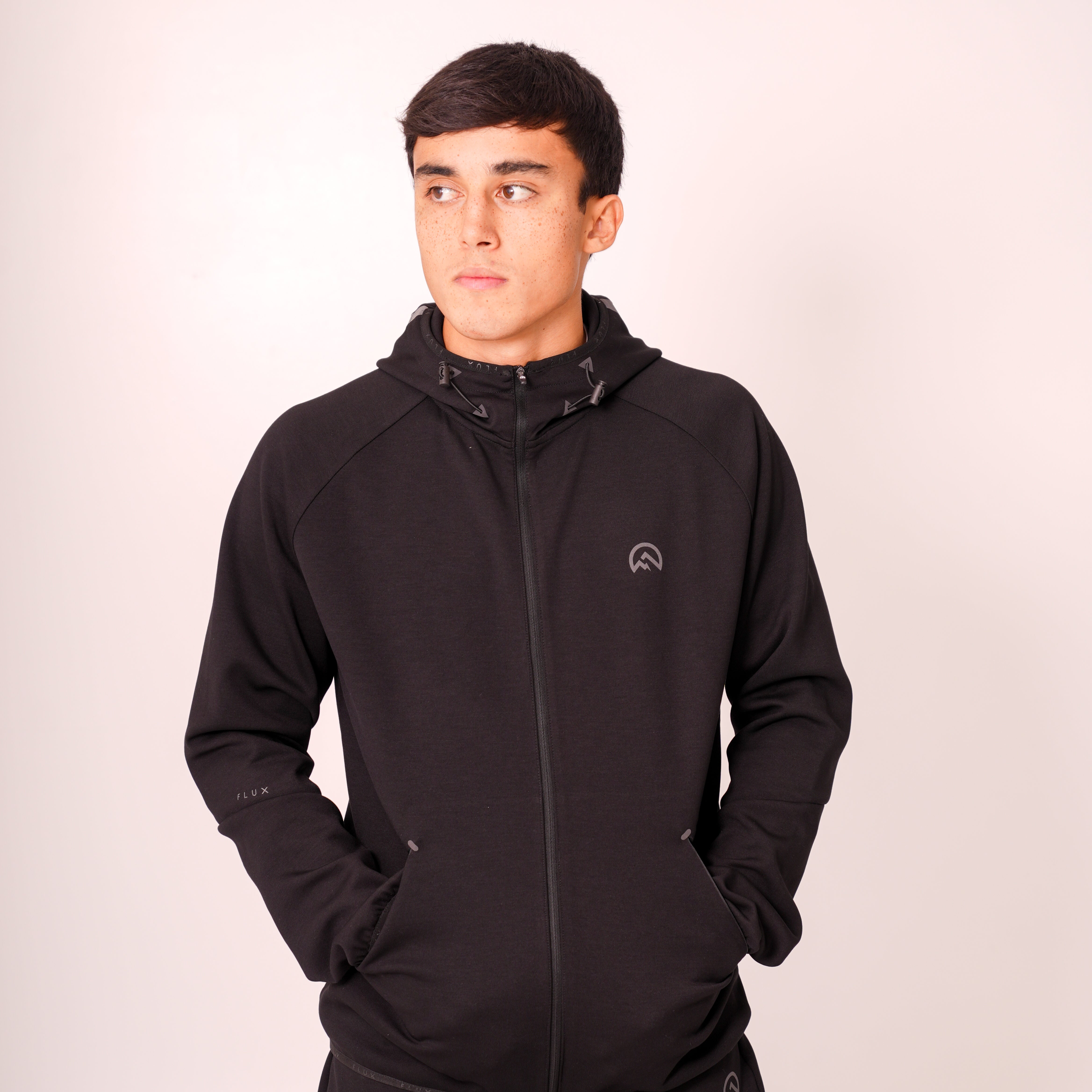 Flux velar jacket 'black' AW25