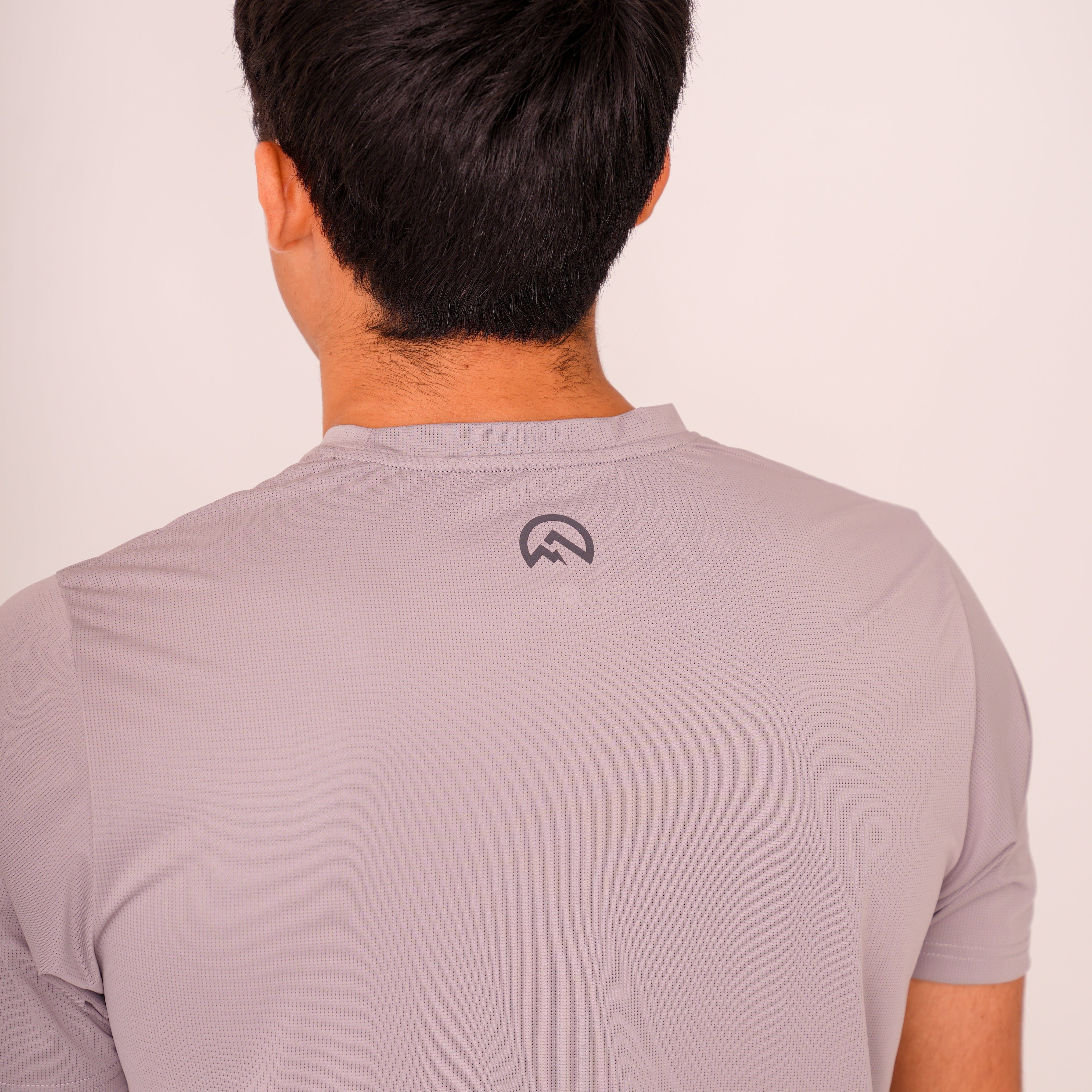 Flux Chest Logo T-Shirt 'Concrete'