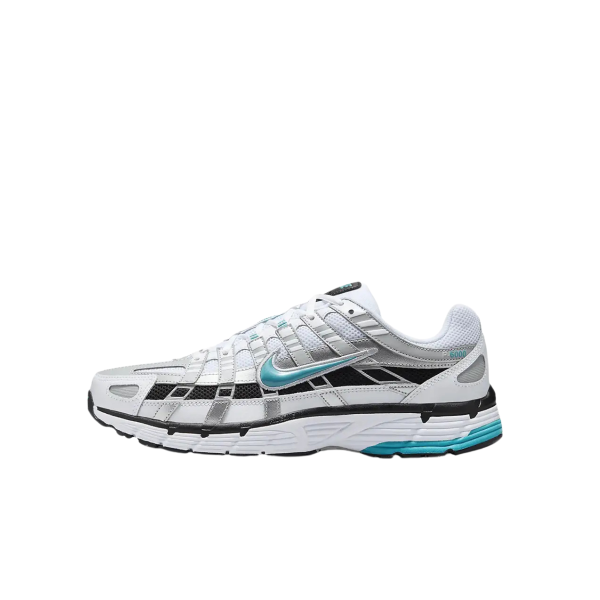 Nike P-6000 Metallic Silver 'Dusty Cactus'