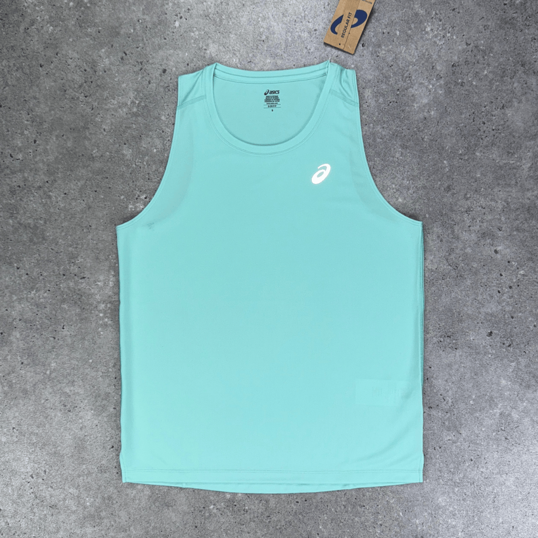 Asics core vest 'oasis green'