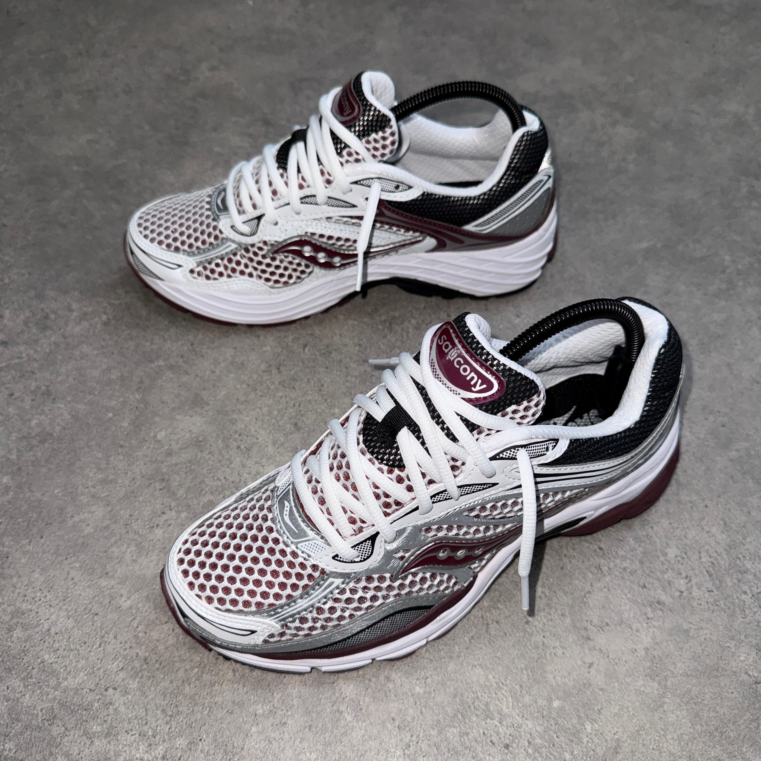 Saucony ProGrid Omni 9 'White/Maroon'