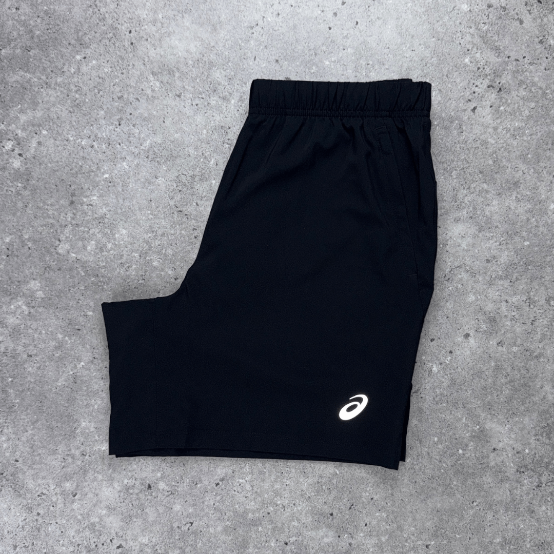 Men's asics performance run short 18cm in black