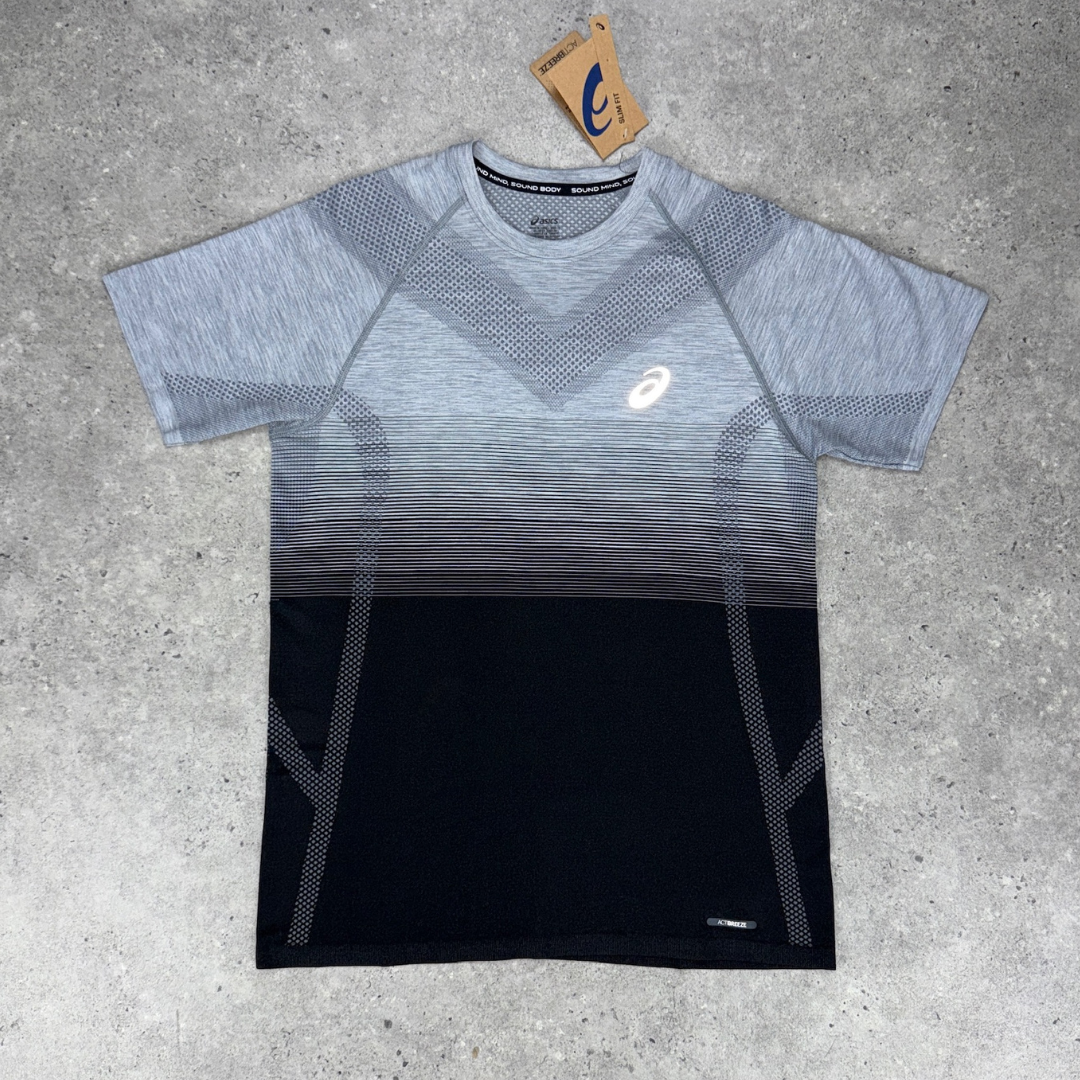 Asics seamless t-shirt 'black/grey'
