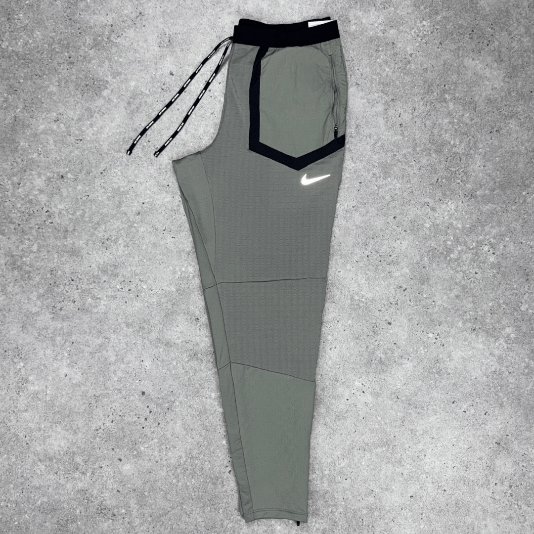 Nike phenom performance knit pants 'dark stucco'