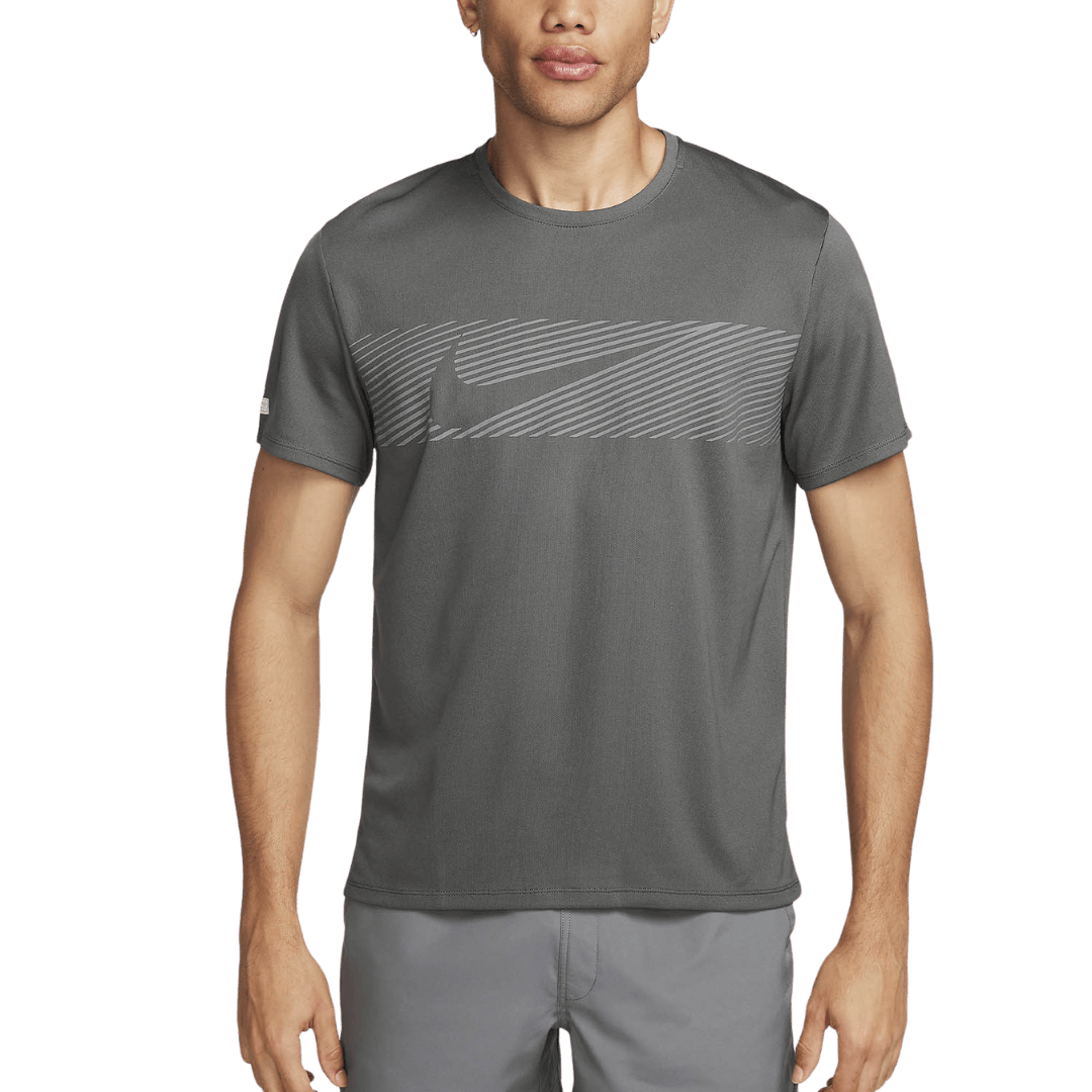 Nike running division flash t-shirt 'grey'