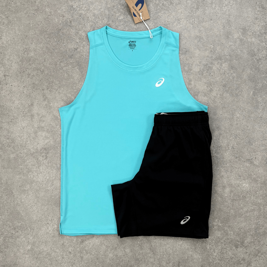 ASICS Core Vest Set 'Energy Aqua'
