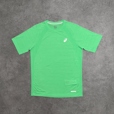 Men's ASICS Road T-Shirt in Vital Green