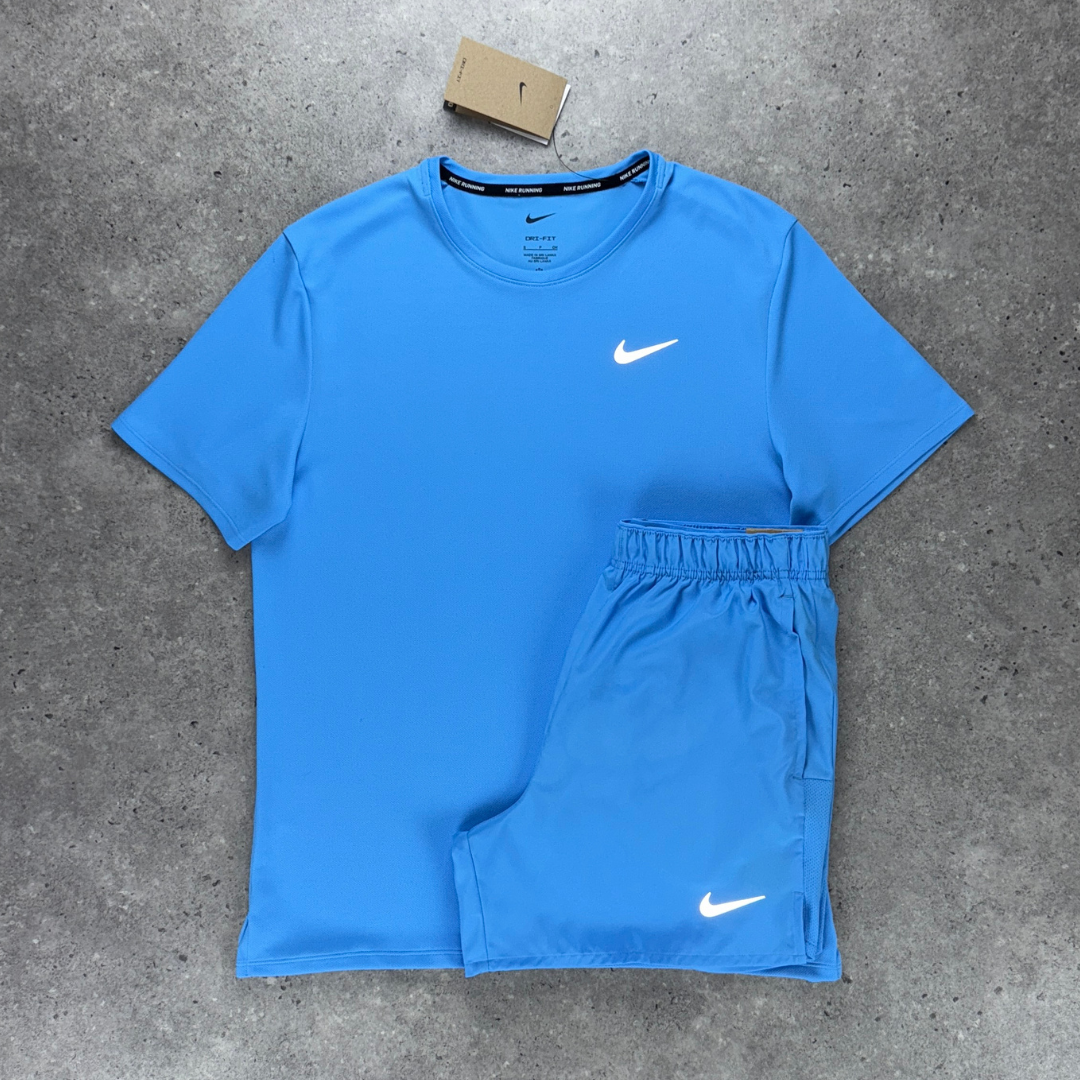 Nike uv miler 'university bue' set