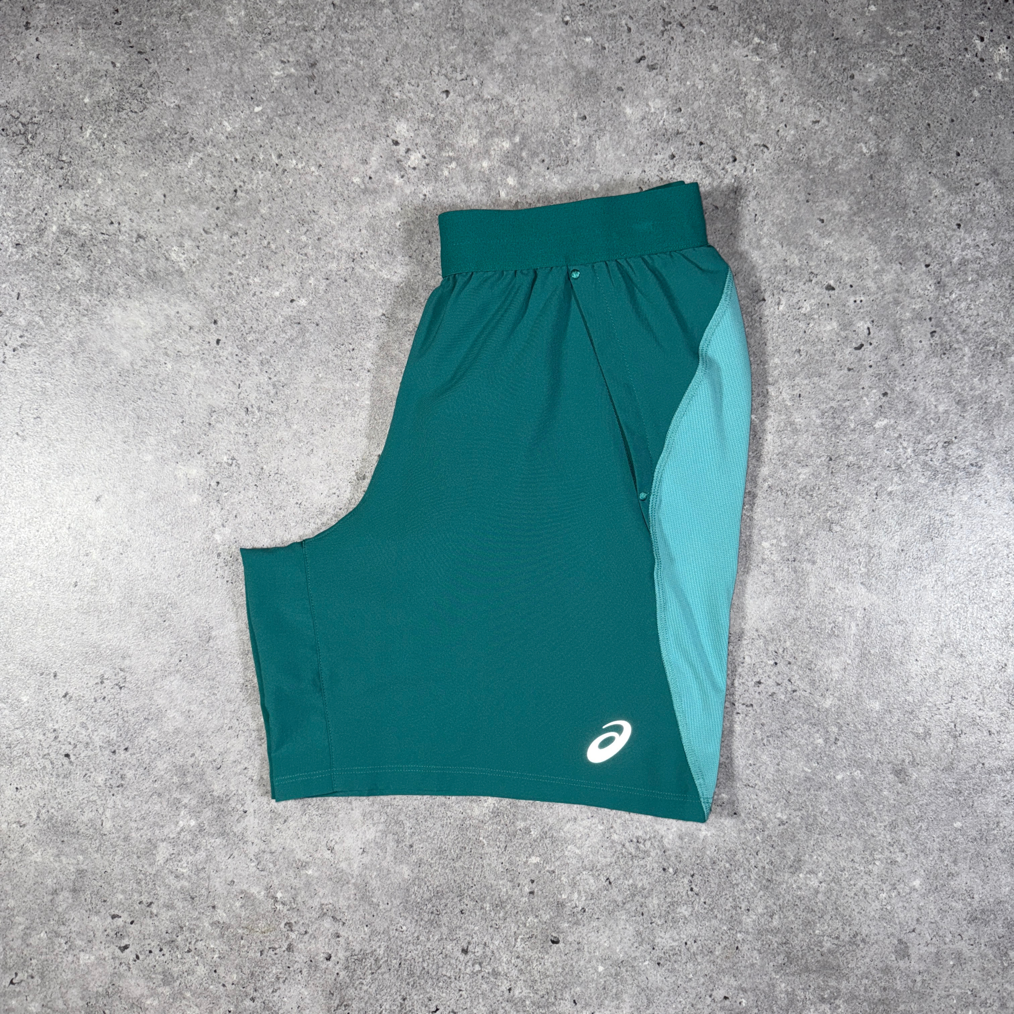 Asics road short 18cm 'rainy lake'