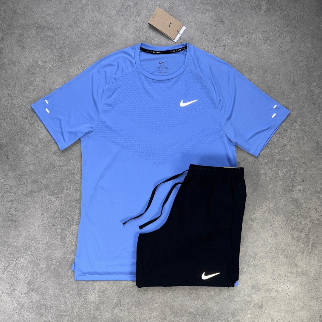 Nike Stride Shorts Set 'Royal Pulse/Black'