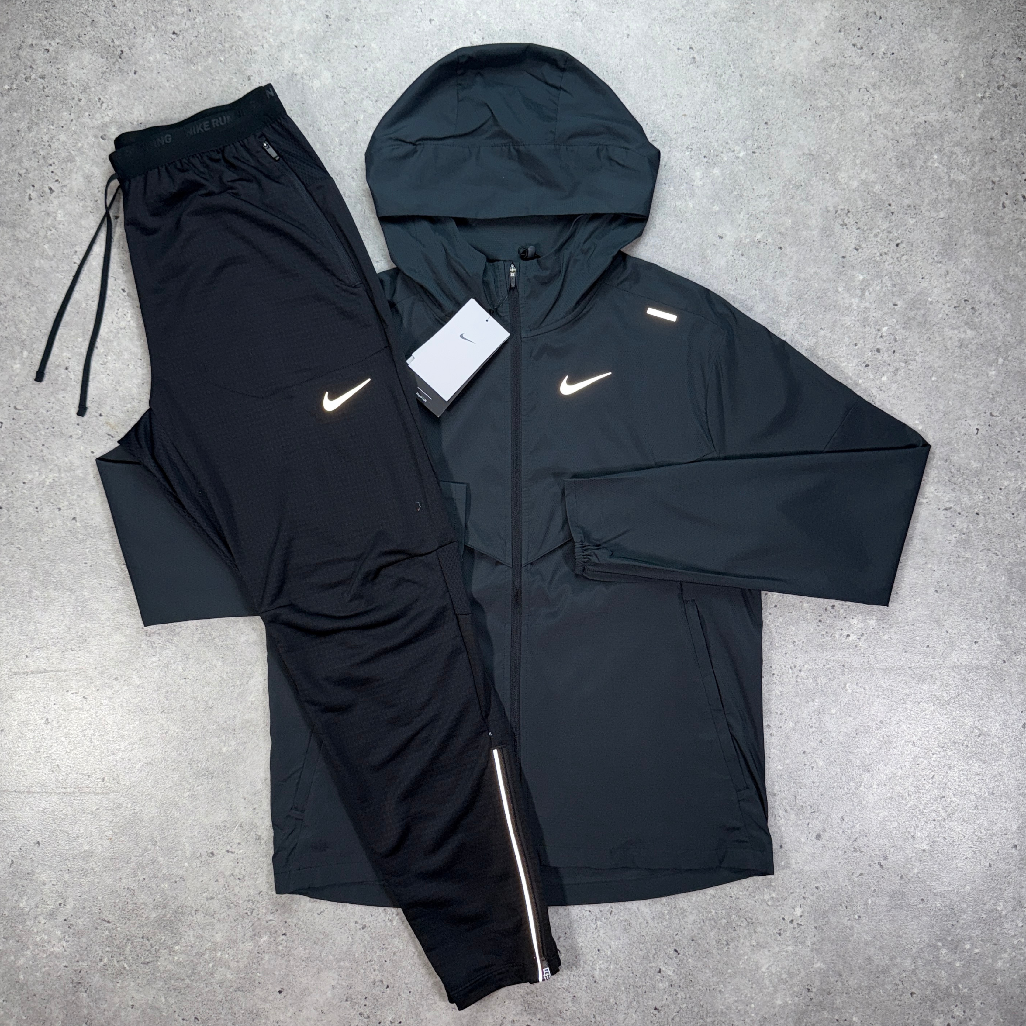 Nike windrunner phenom set 'black'