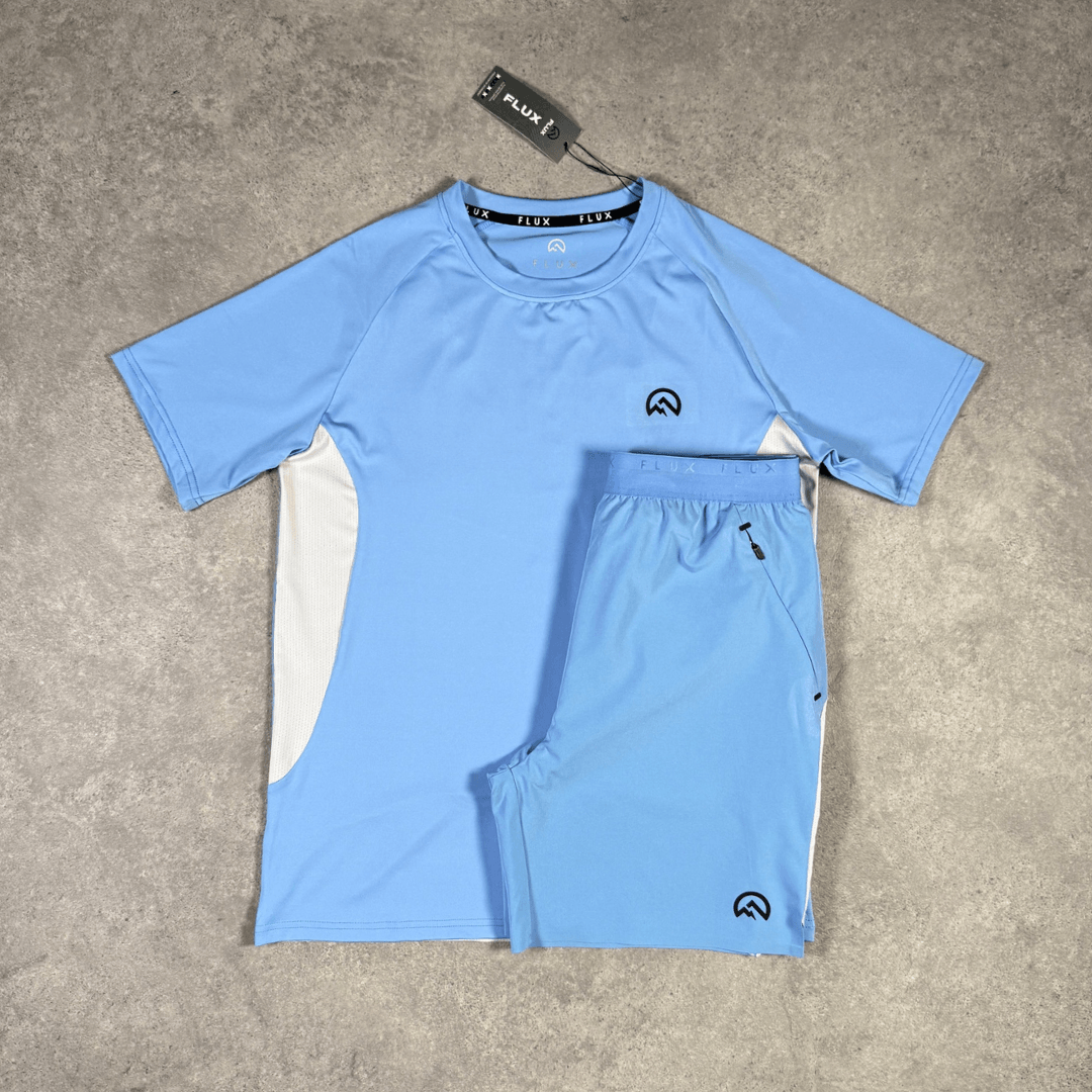 Flux Tech T-Shirt Set 'Baby Blue/Ice'