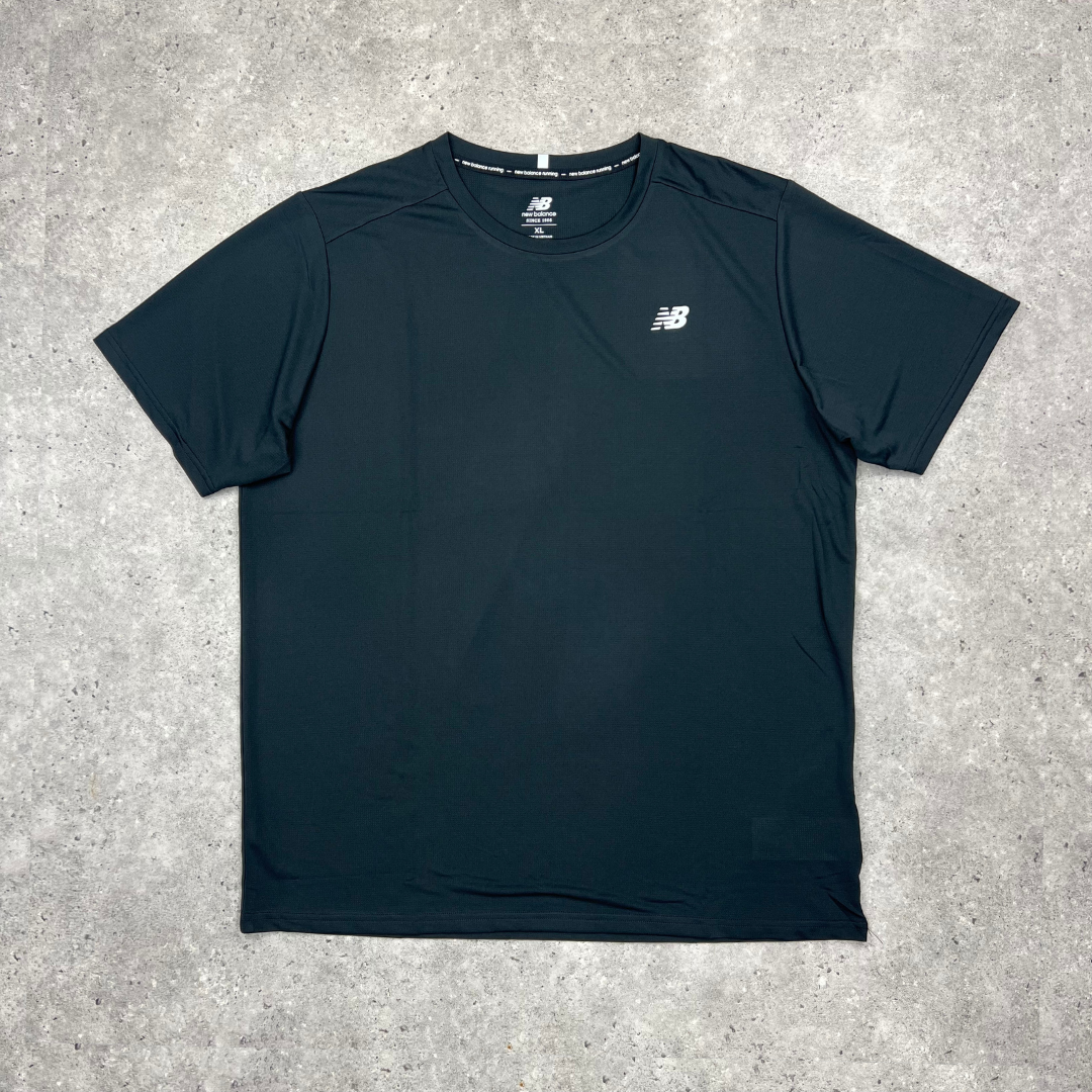 New balance core run t-shirt 'black'