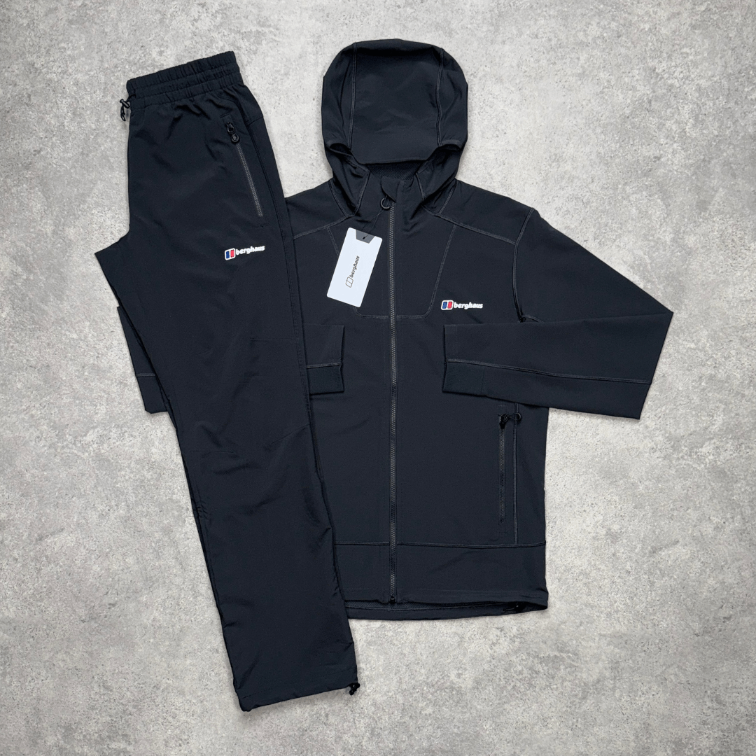 Men's Berghaus Greenbank Jacket Pants Set 'Jet Black'