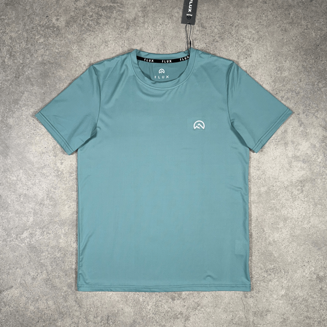 Men's Flux Graphic Logo T-Shirt in Sage Green