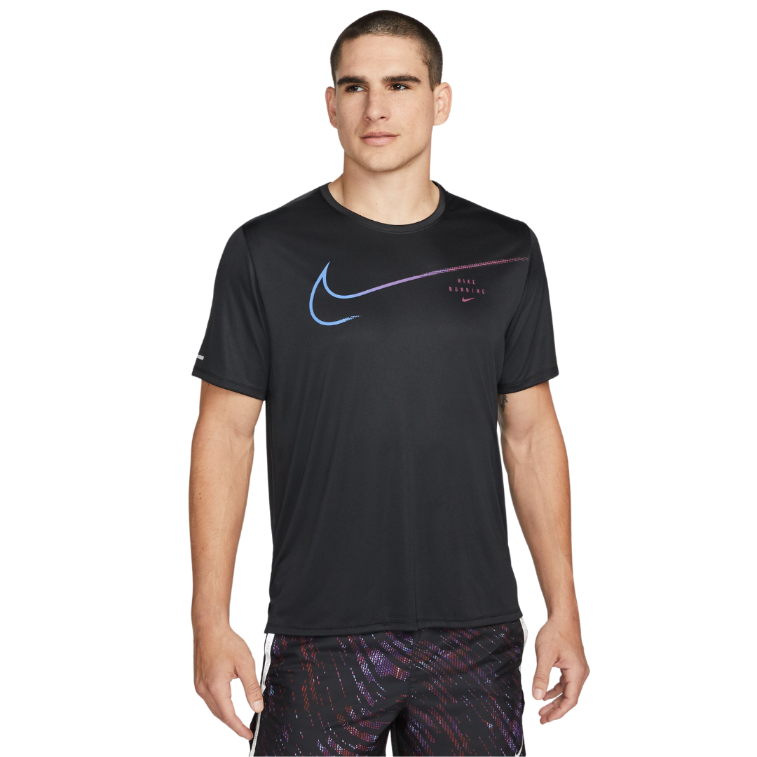 Nike running division t-shirt 'black'