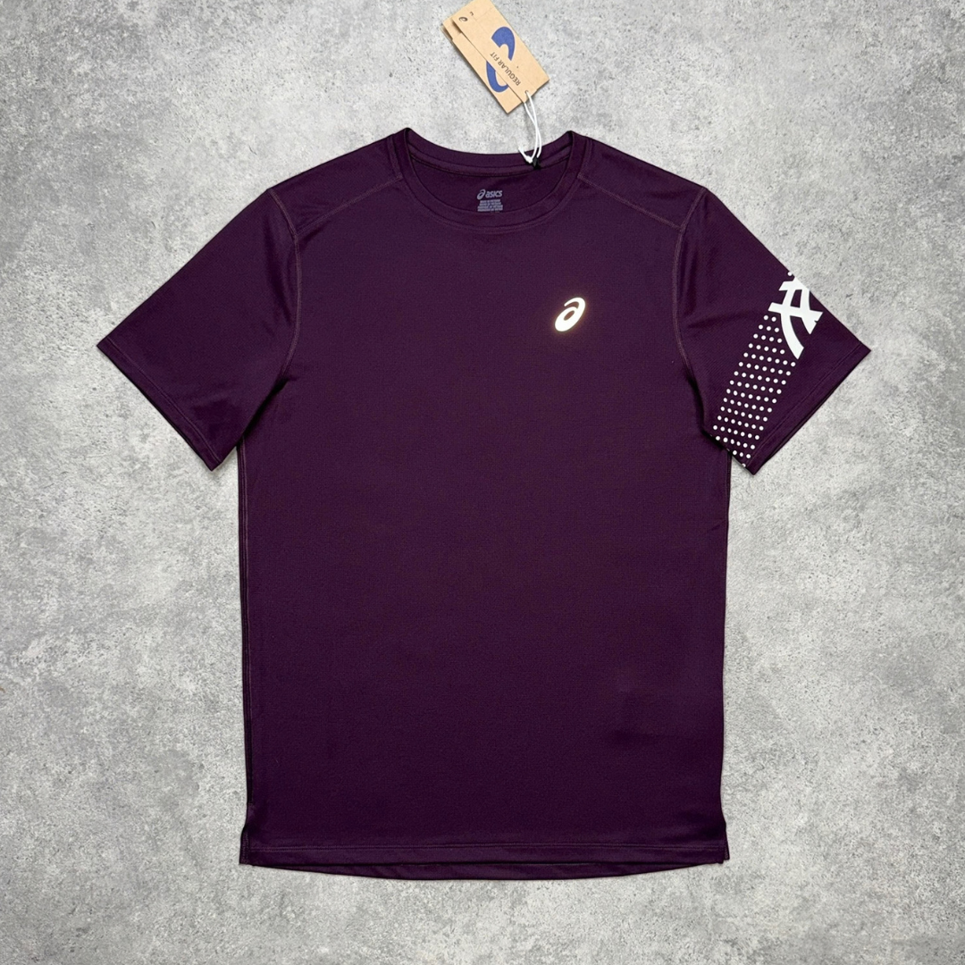 Men's ASICS Icon T-Shirt 'Dark Aubergine'
