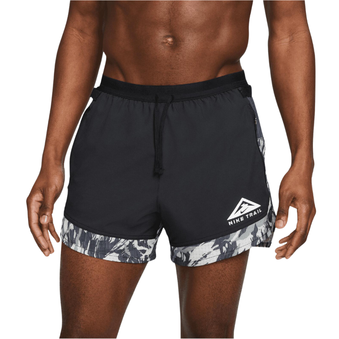 Nike flex 13cm trail shorts 'black/camo'