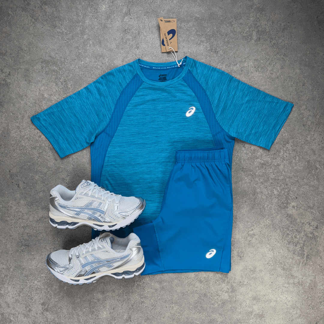 Men's ASICS Road Core Gel-Kayano 14 Tri-Set 'Aegan Blue/White Navy'