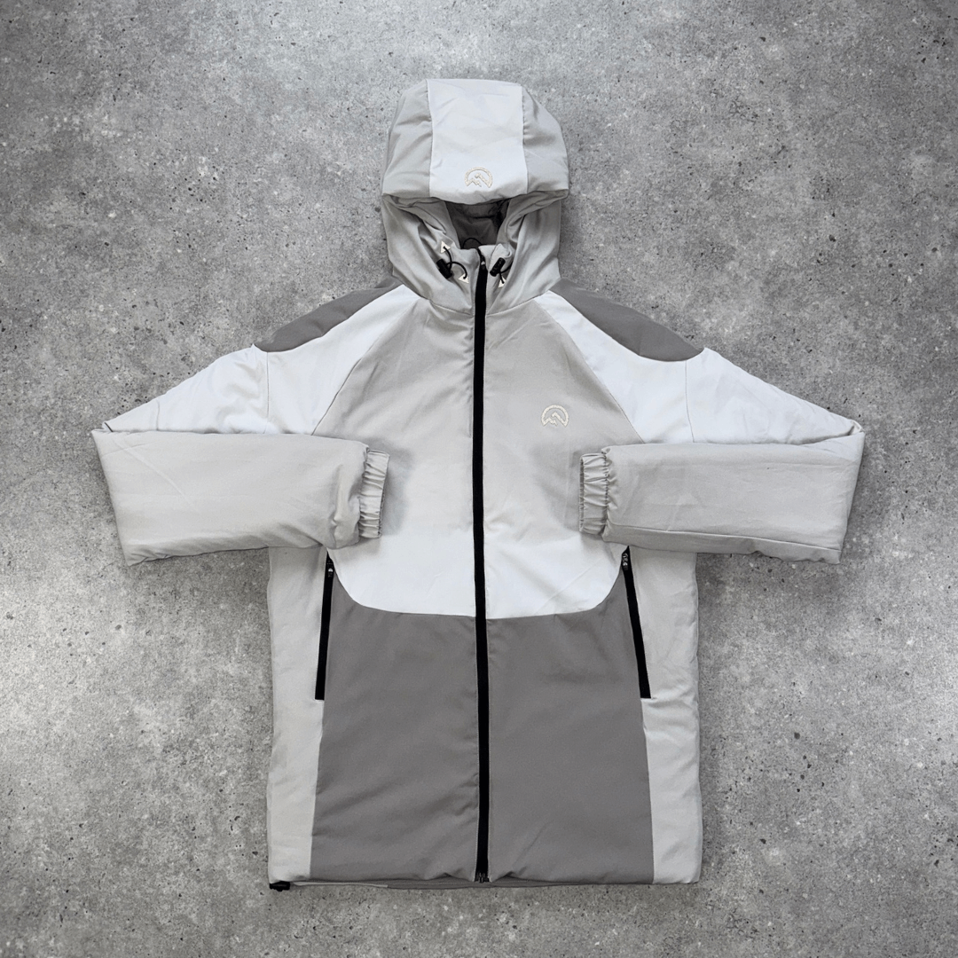 Flux thermal axium jacket 'light grey/concrete/silver'
