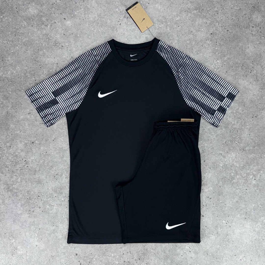 Nike academy park short set 'black/white'